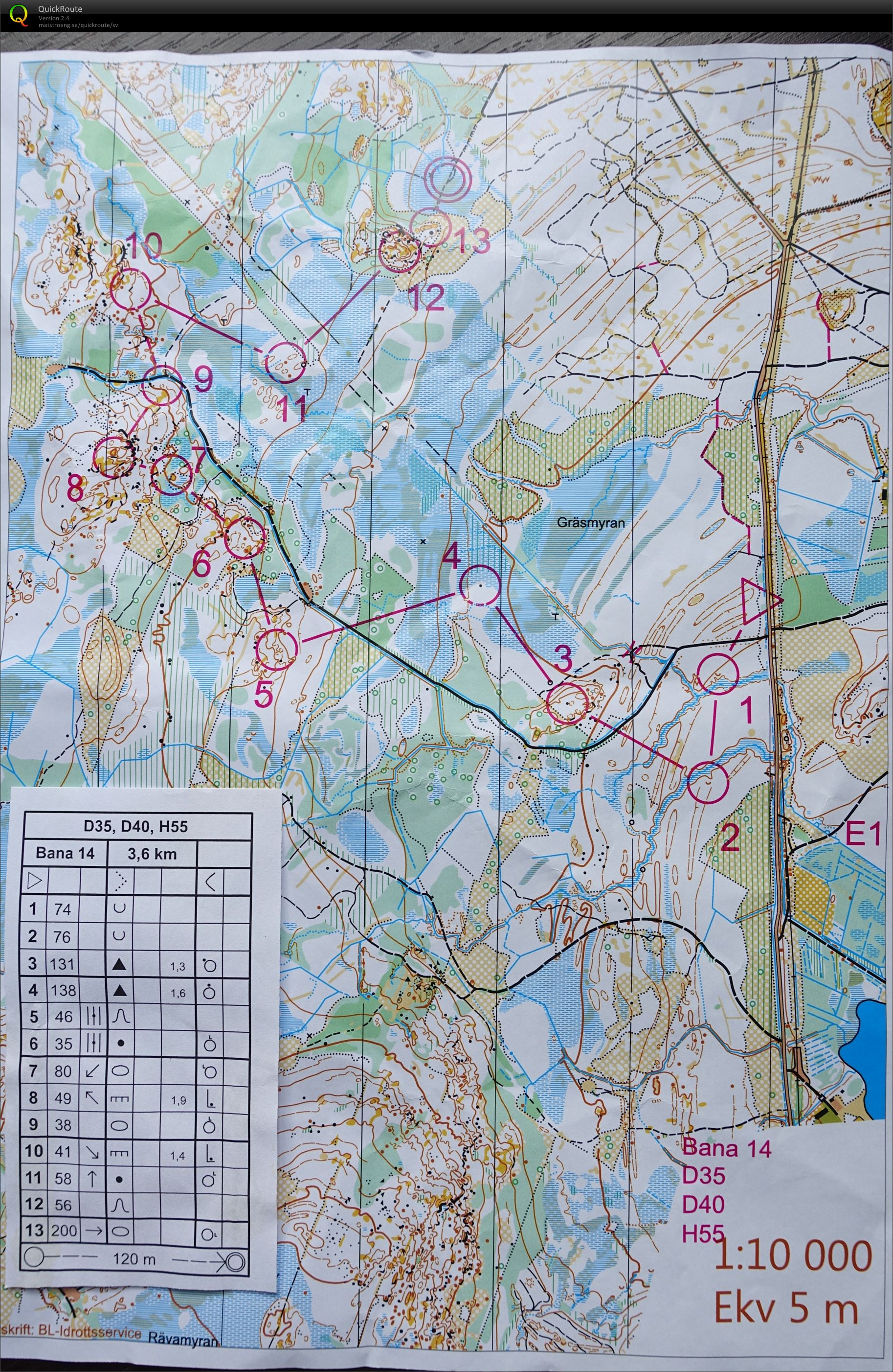 Västerbotten 3-dagars E1 H55 (08/06/2018)