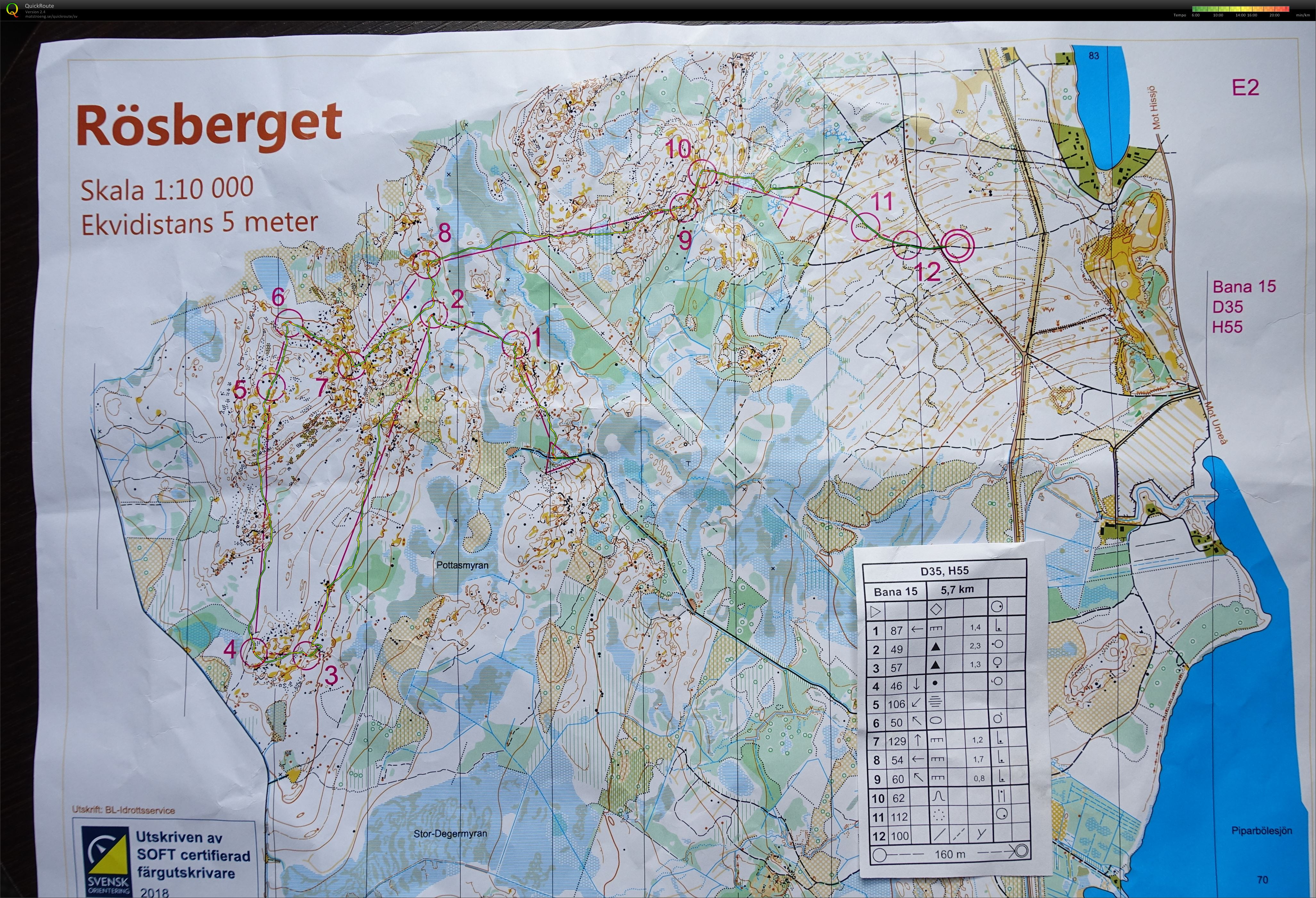 Västerbotten 3-dagars E2 H55 (09/06/2018)