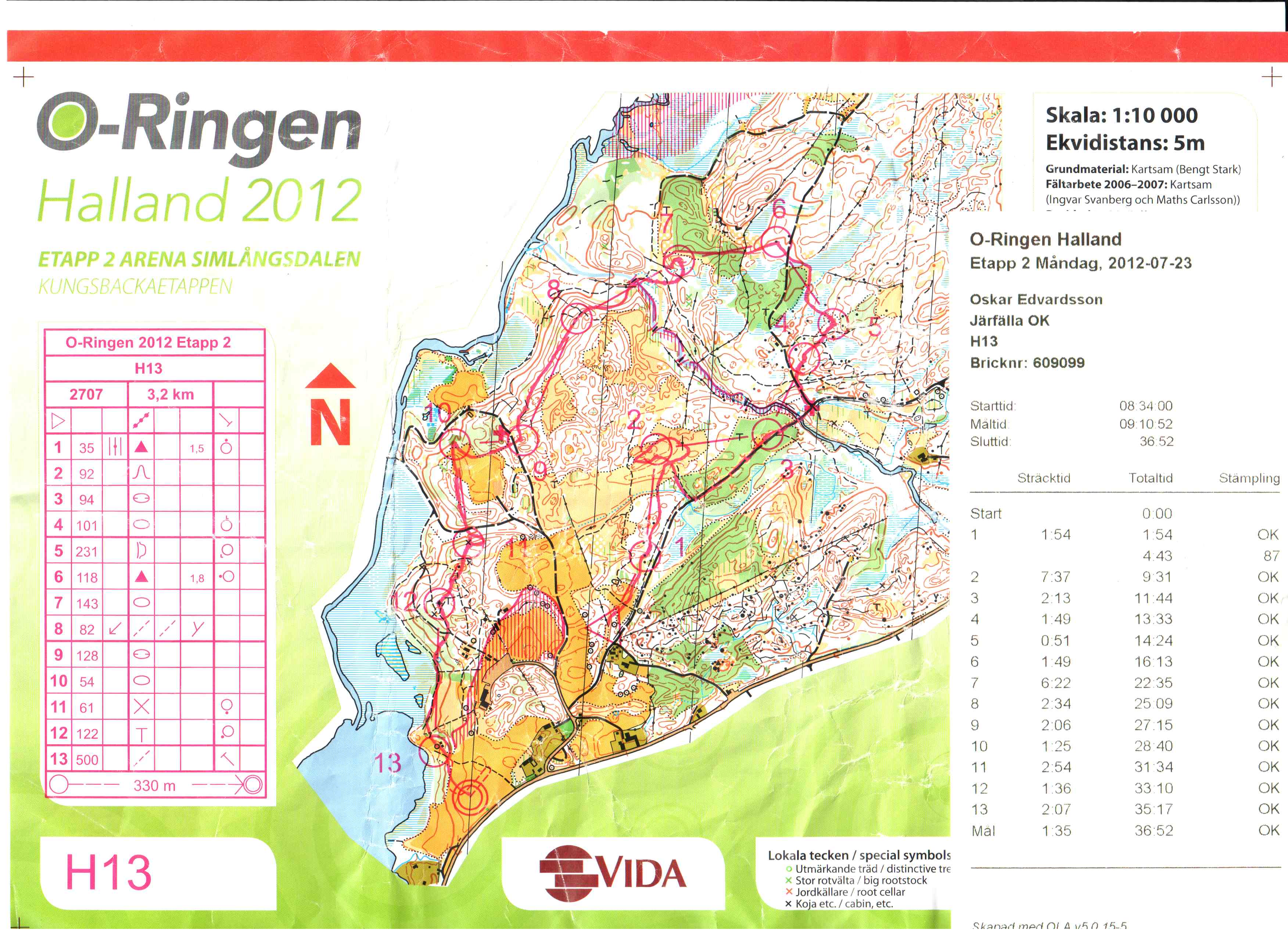 O-Ringen Halland E2 (23/07/2012)