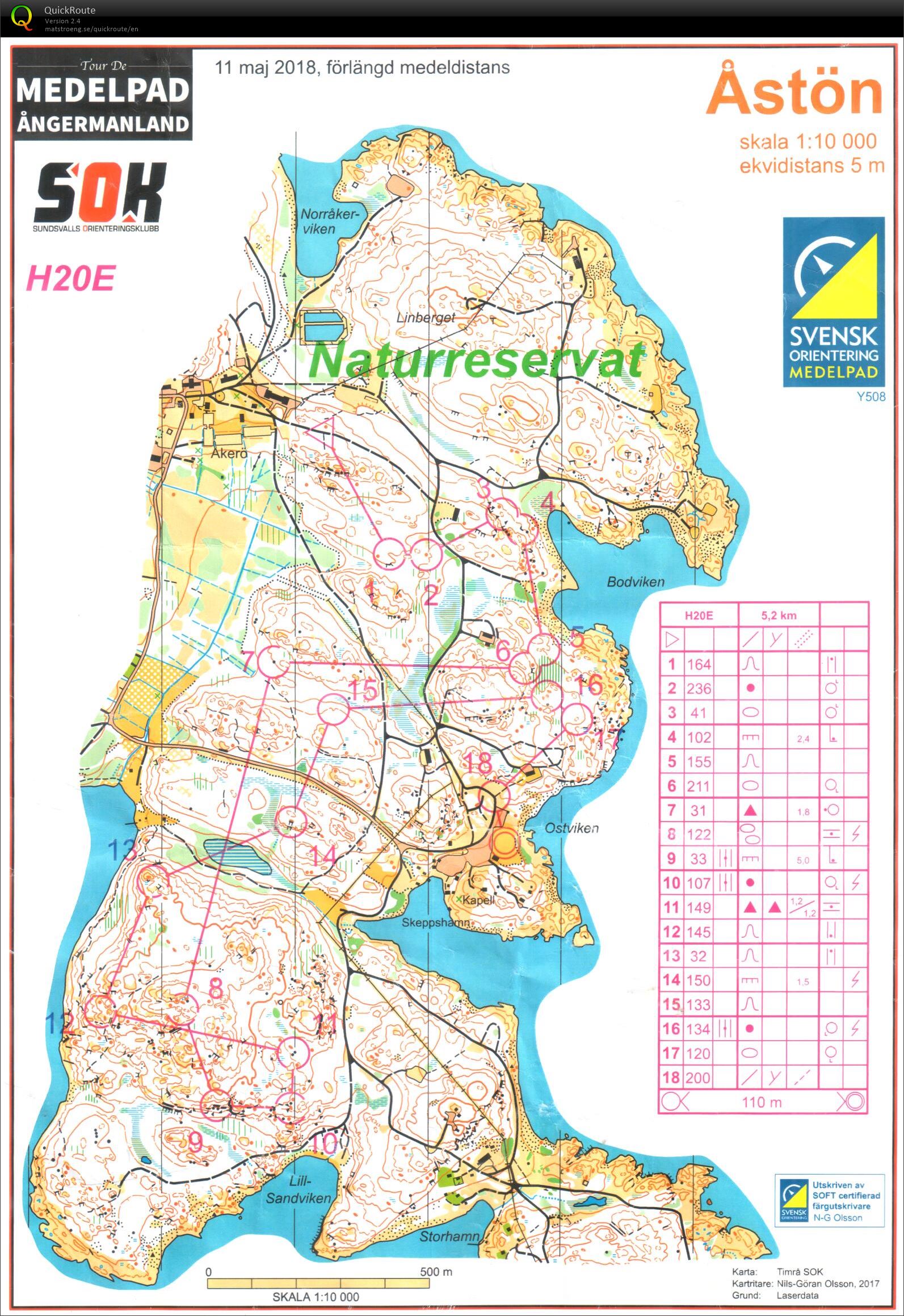 Tour de Medelpad Ångermanland E2 (11/05/2018)