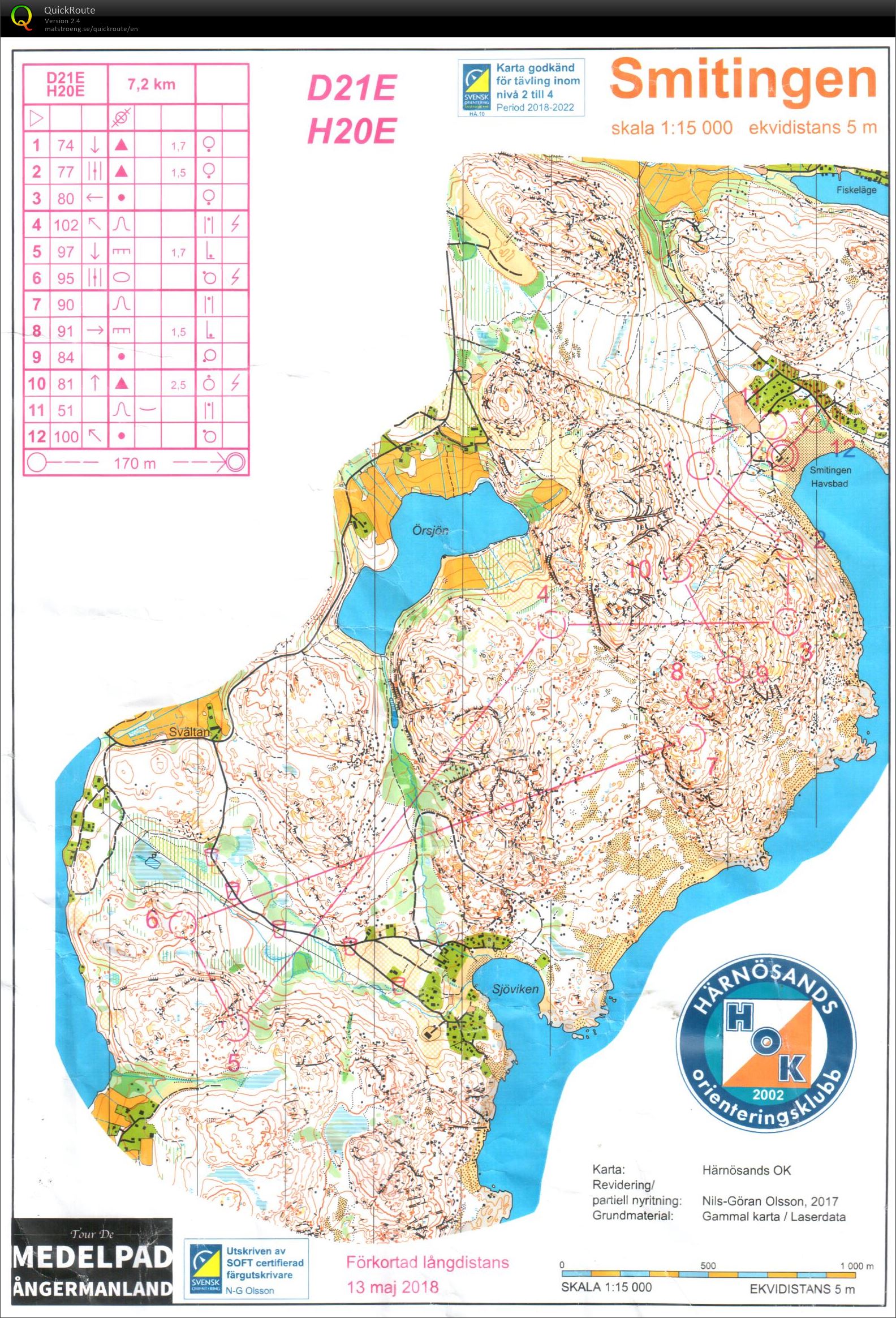 Tour de Medelpad Ångermanland E4 (13/05/2018)