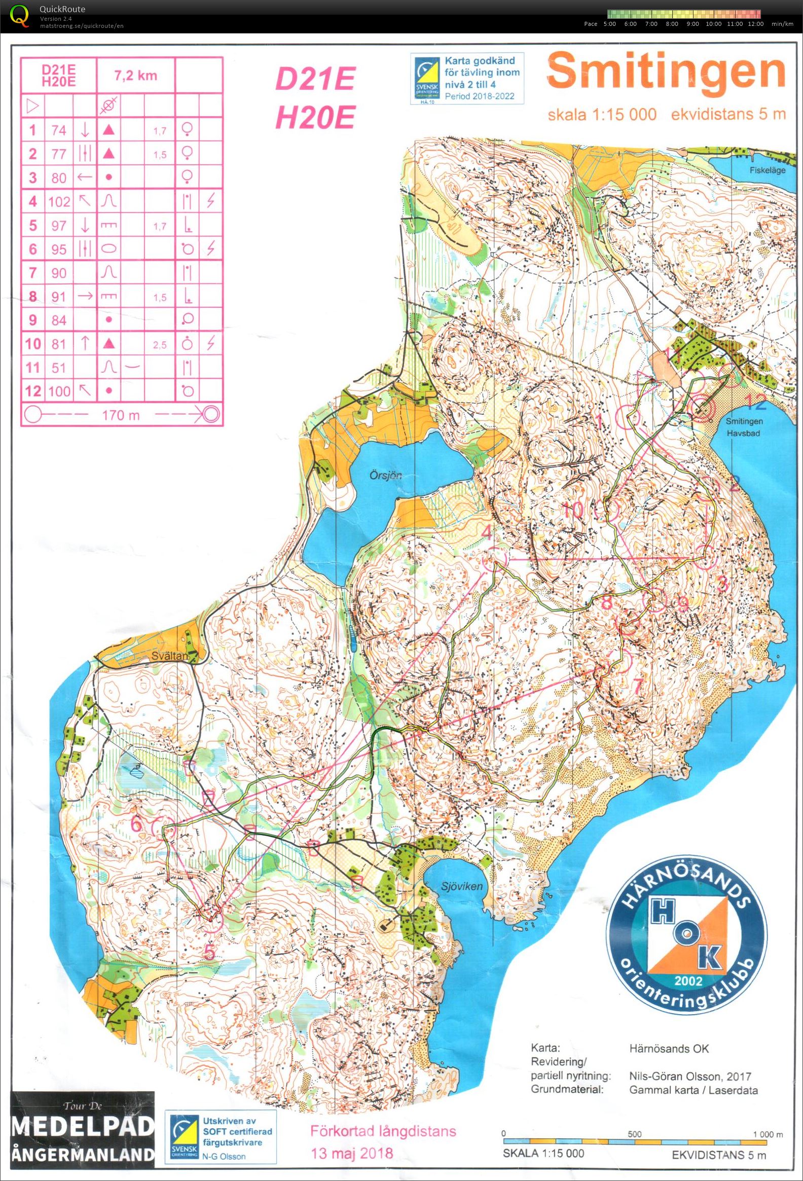 Tour de Medelpad Ångermanland E4 (13/05/2018)