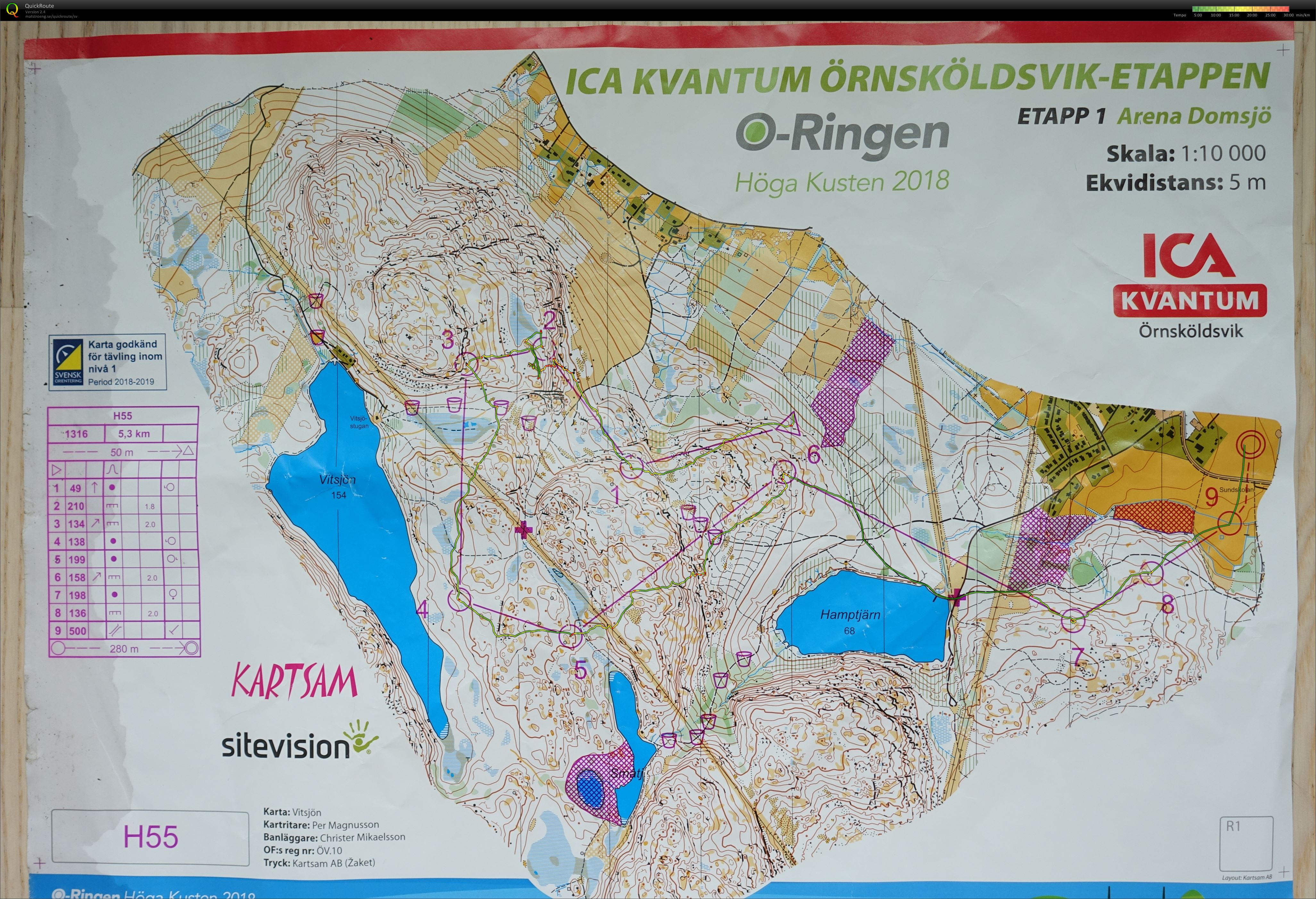 O-ringen E1 H55 (22/07/2018)