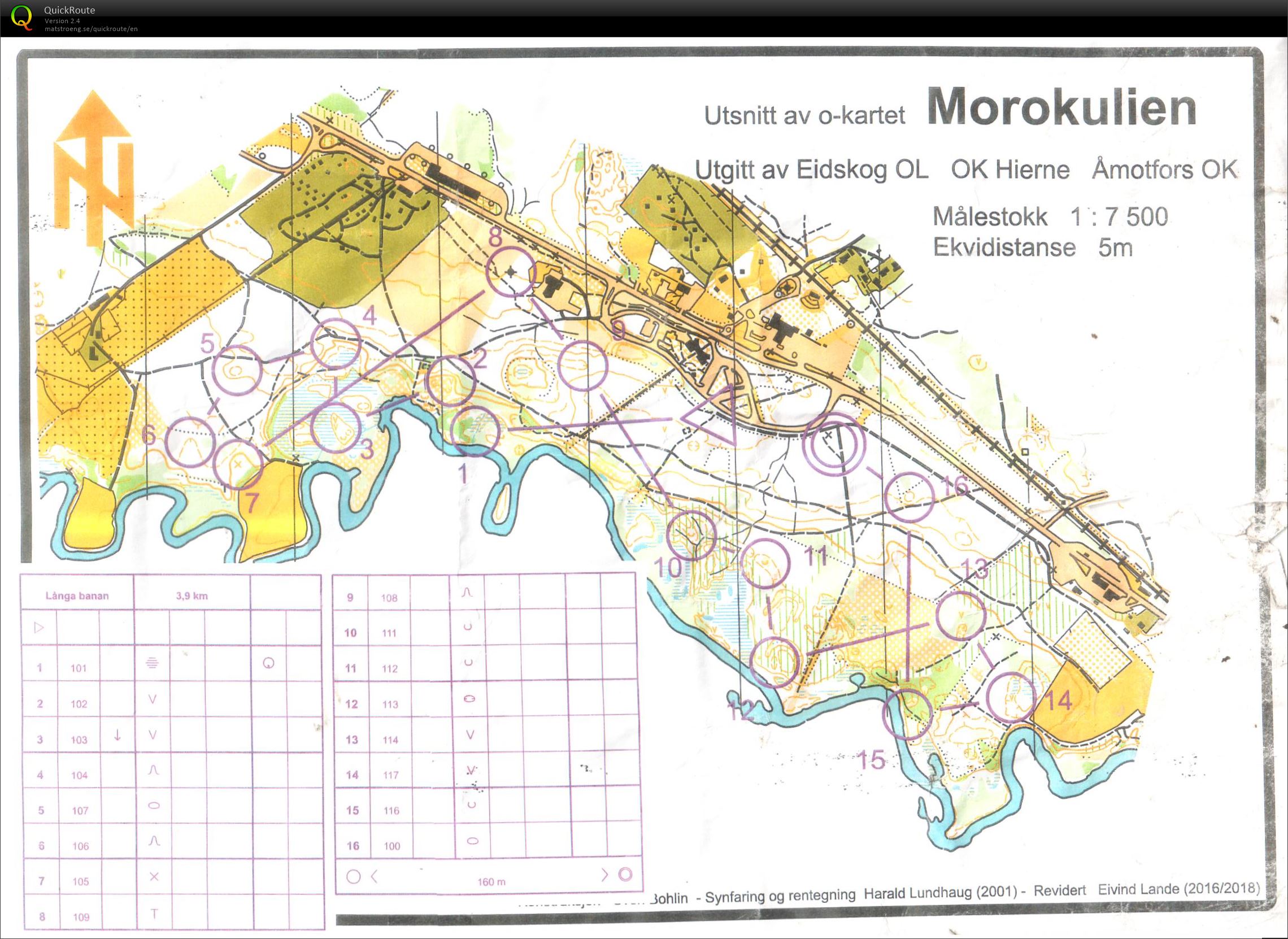 Motionsorientering Morokulien (21/06/2018)