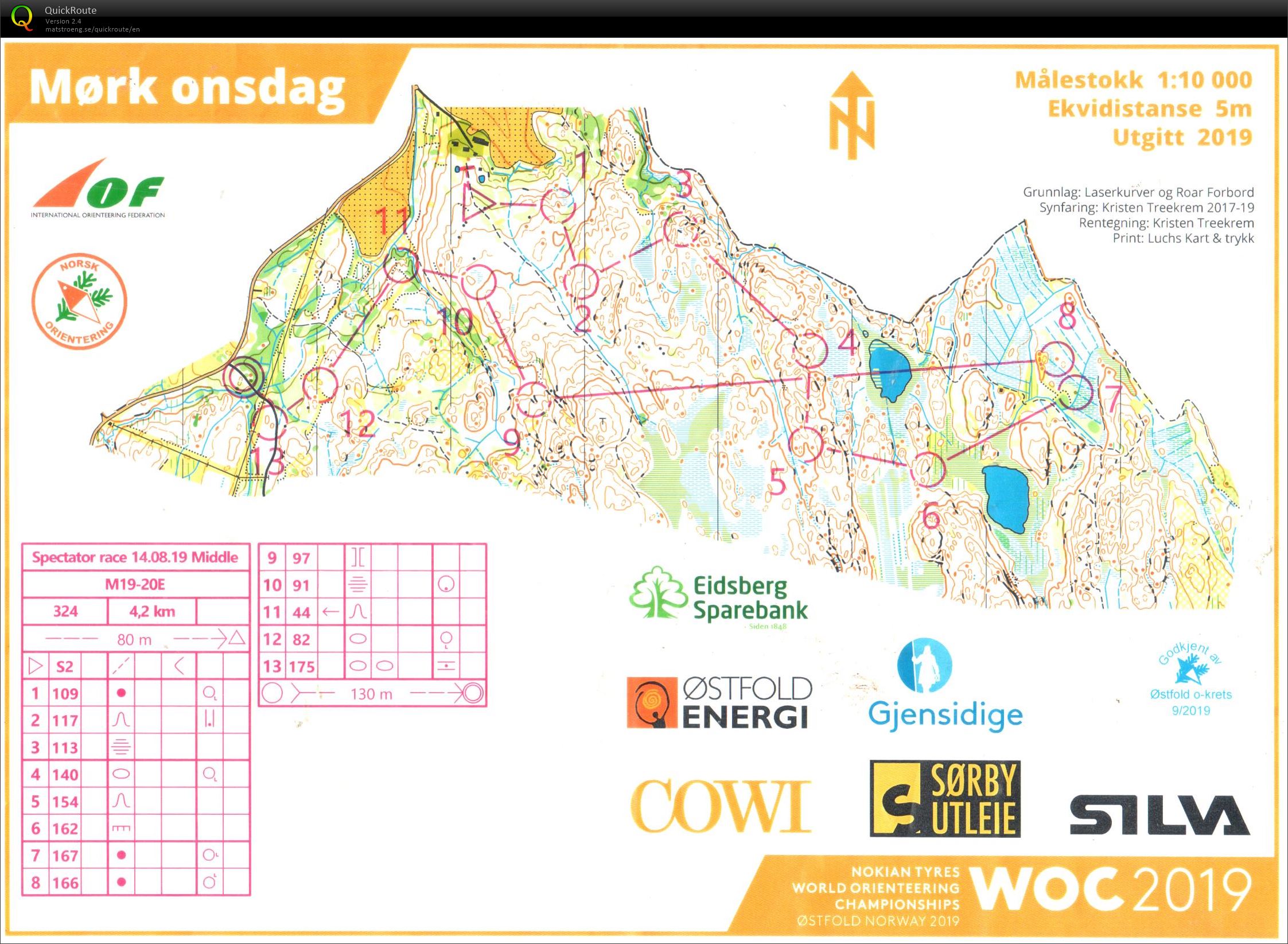 WOC Spectatorrace 3 (14/08/2019)