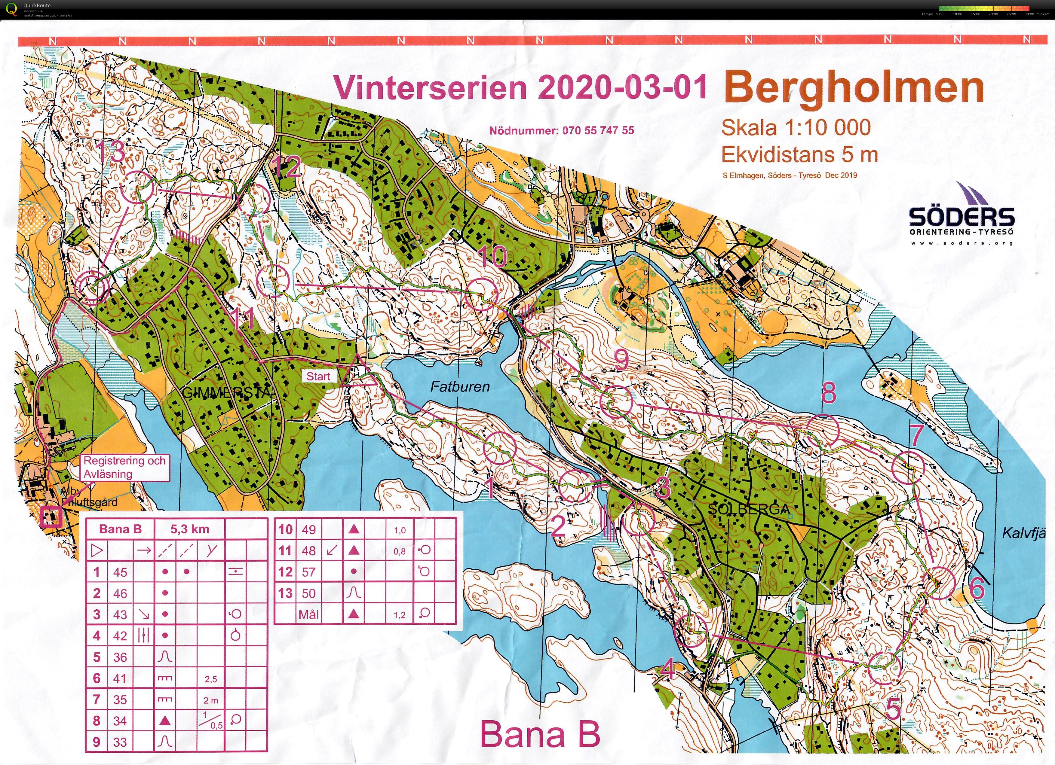 Vinterserien Bana B (2020-03-01)