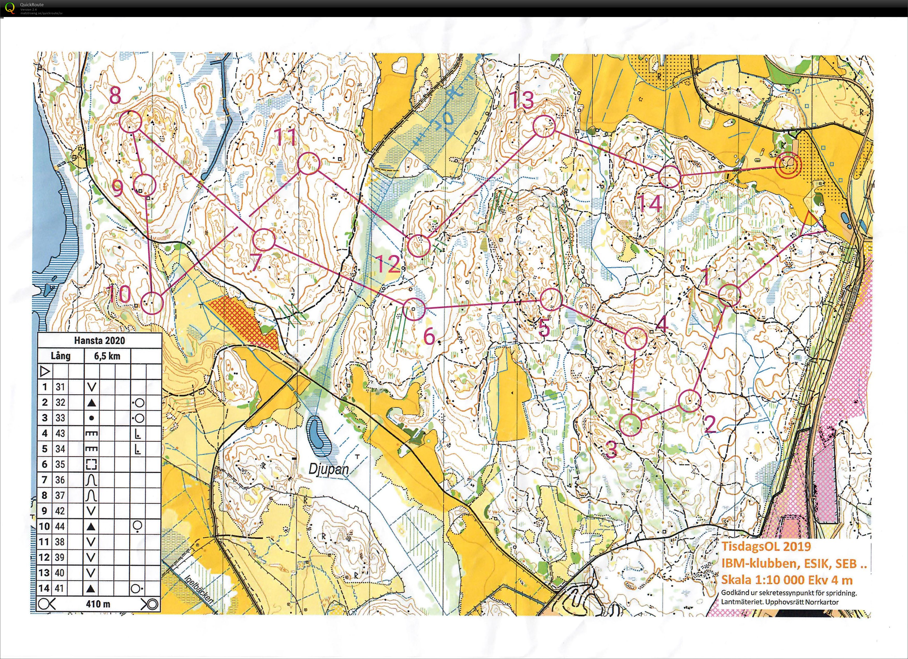 E-träning Lång bana (05.05.2020)