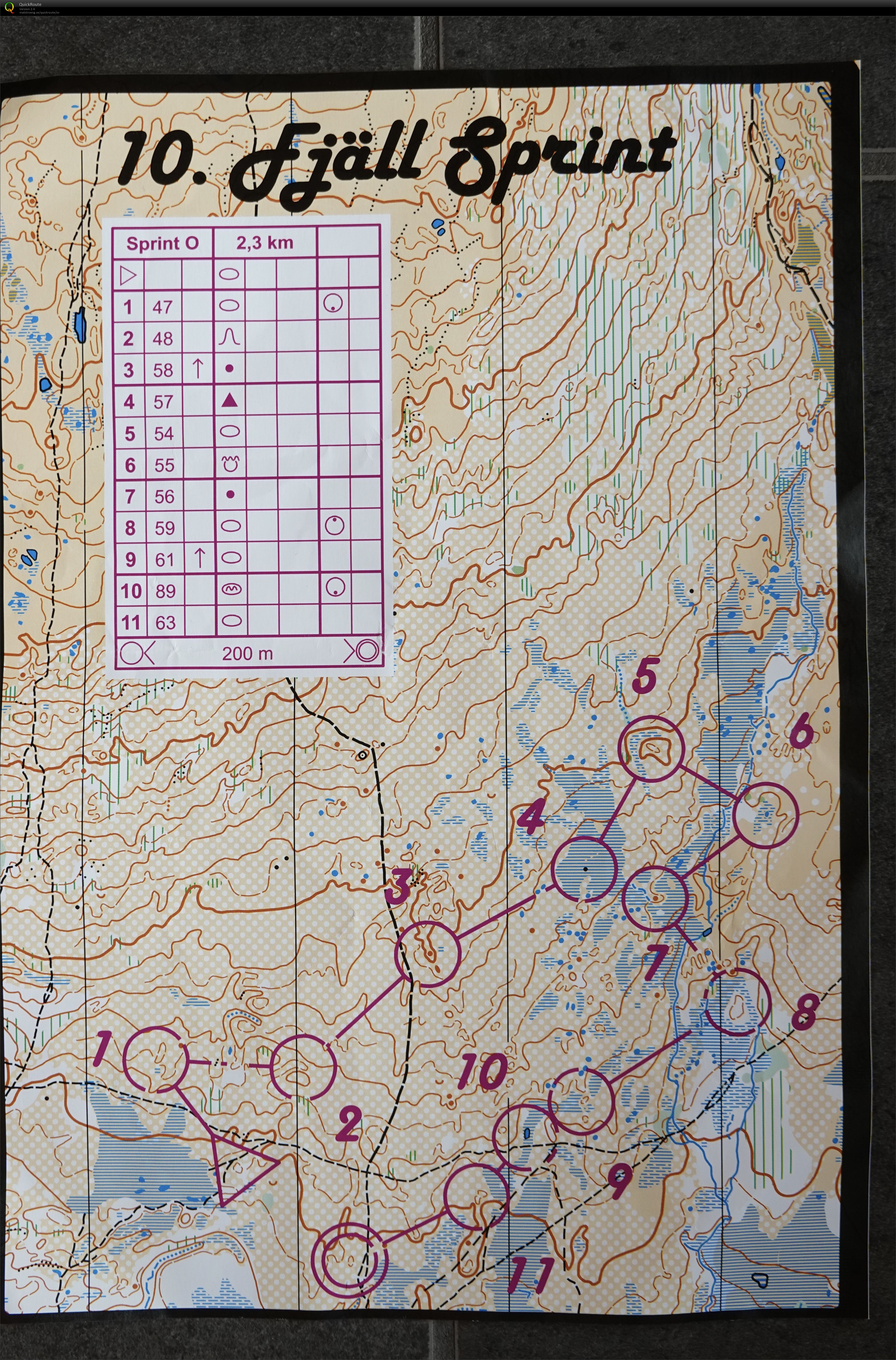 Fjällsprint (Pass 10) (05/09/2020)