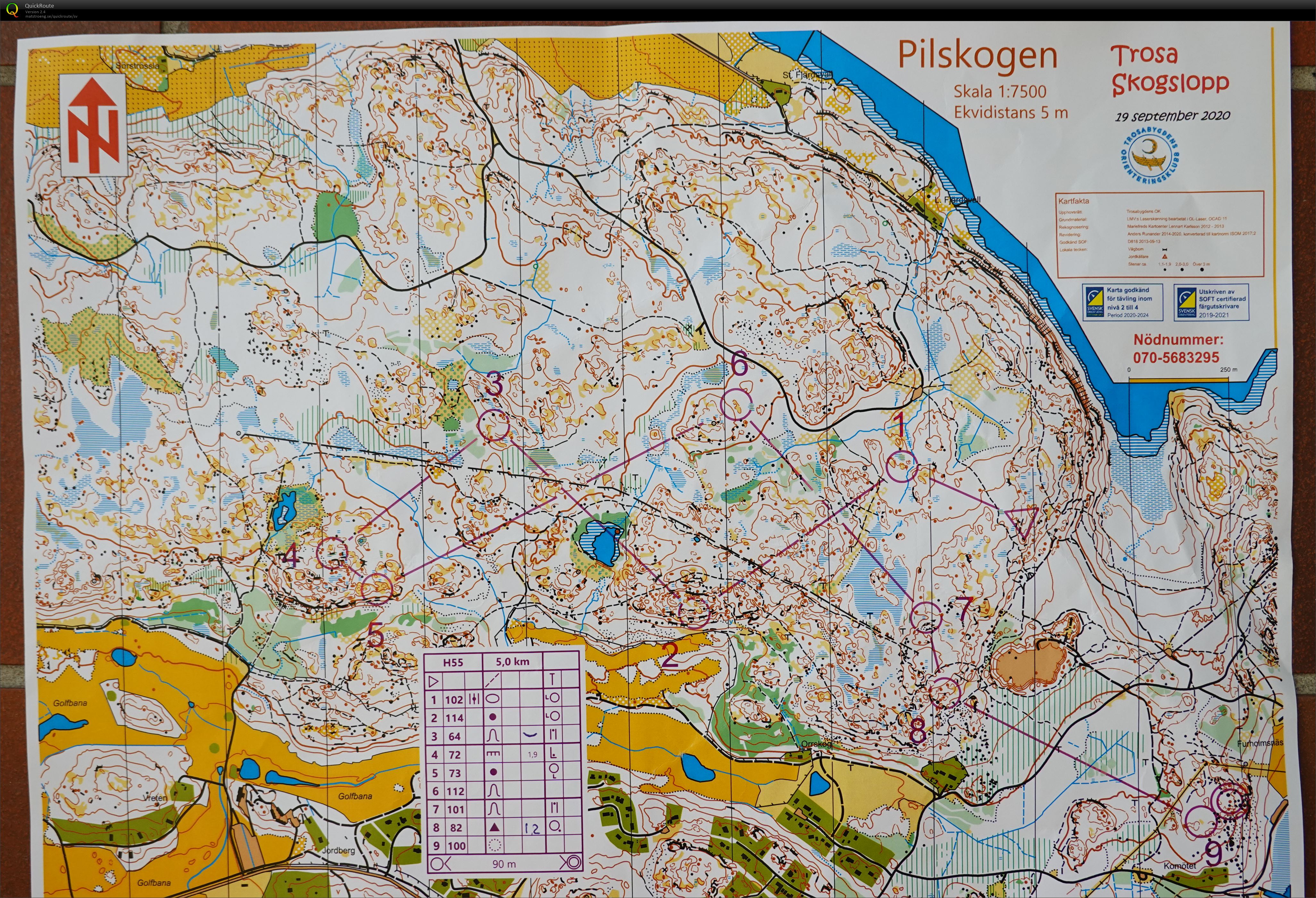 Trosa Skogslopp H55 (19/09/2020)