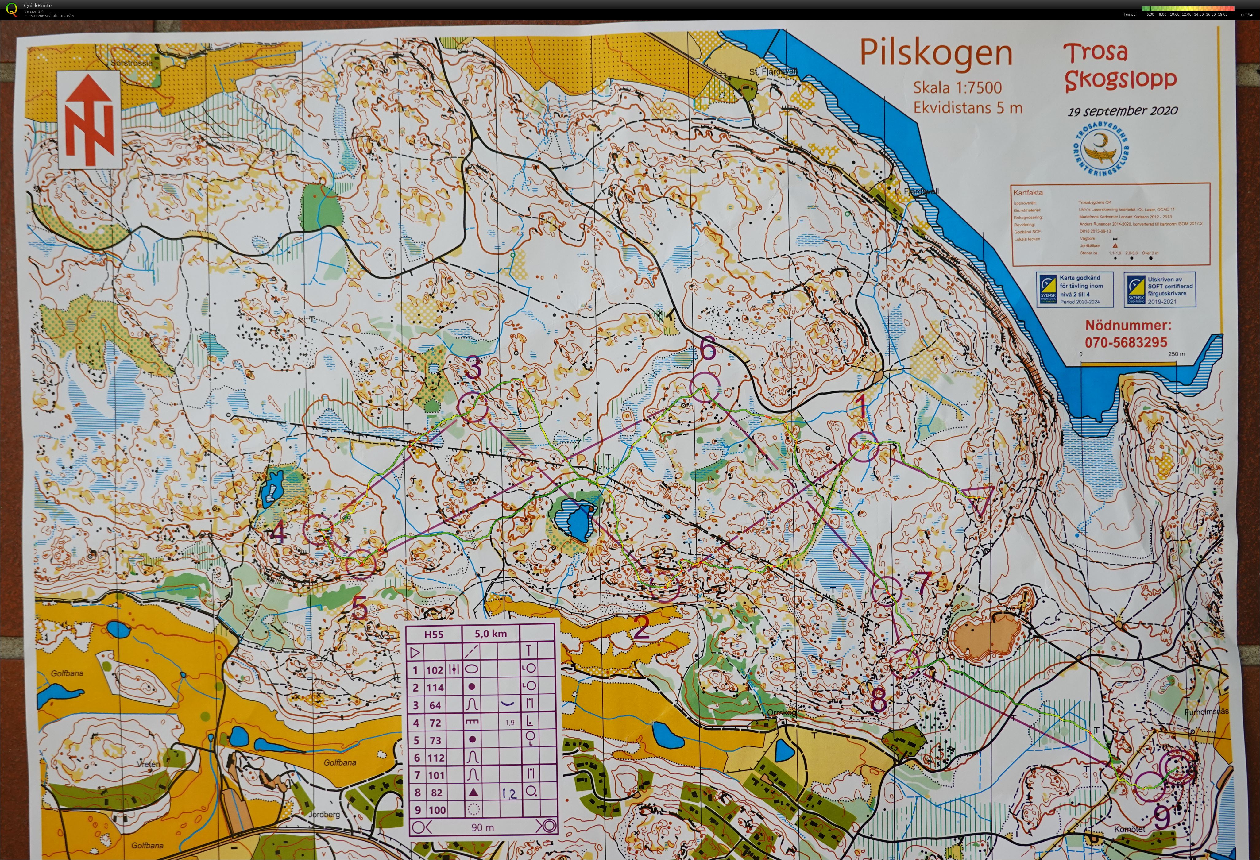 Trosa Skogslopp H55 (19/09/2020)