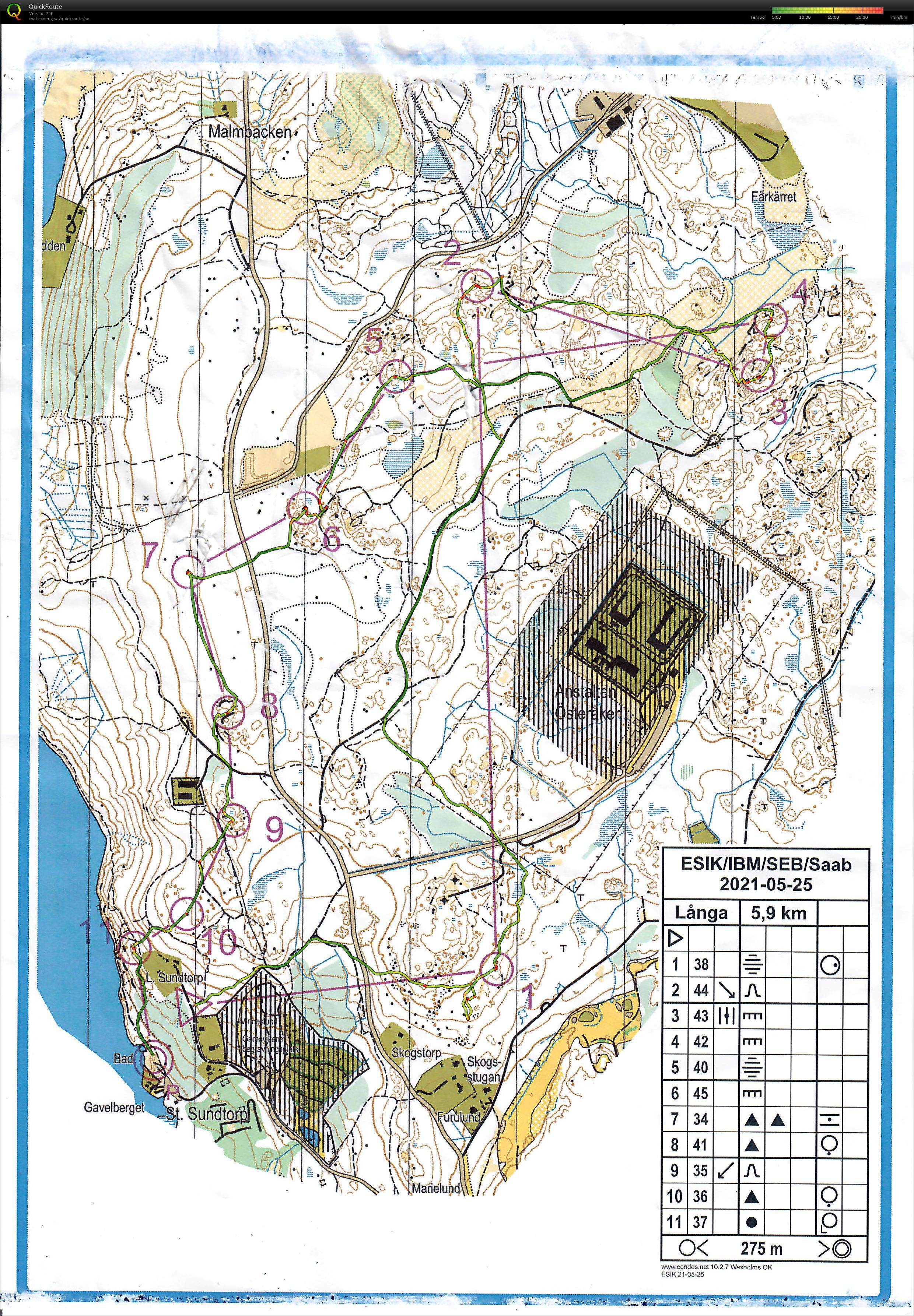 ESIK-träning Lång bana (25/05/2021)