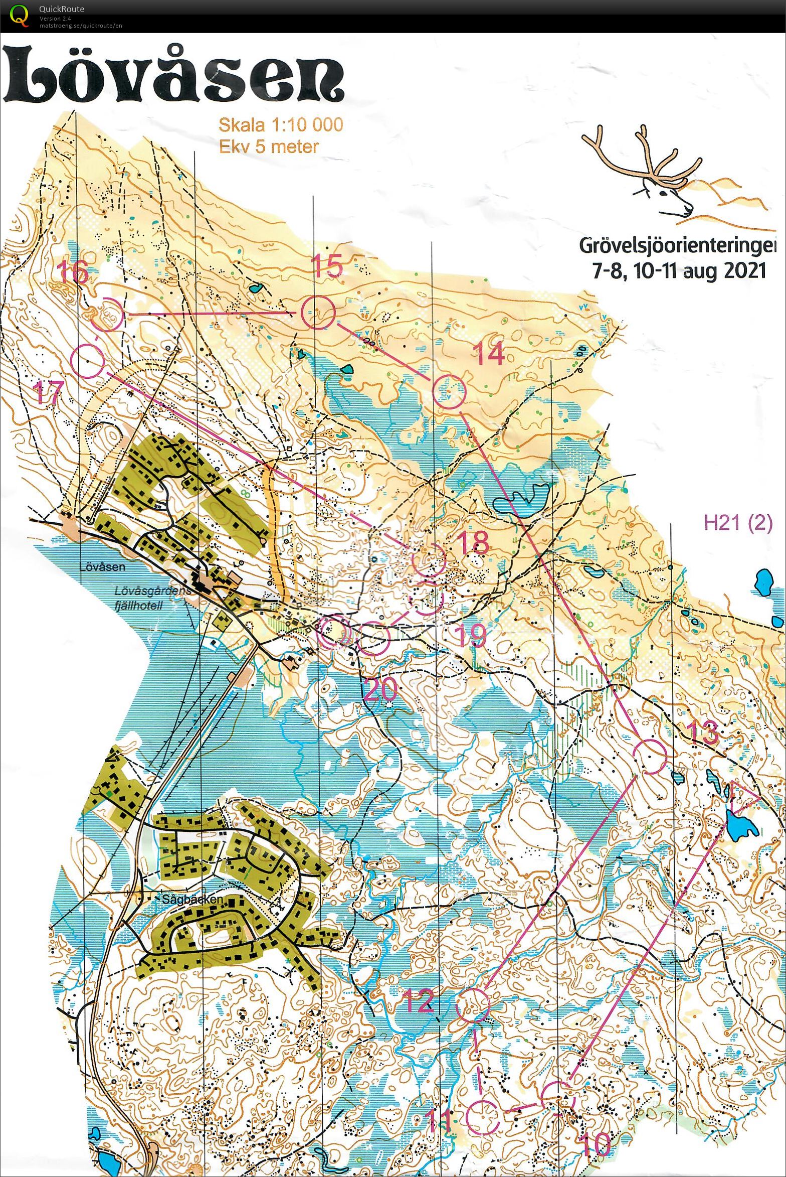 Grövelsjöorienteringen E3 Del 2 (10/08/2021)