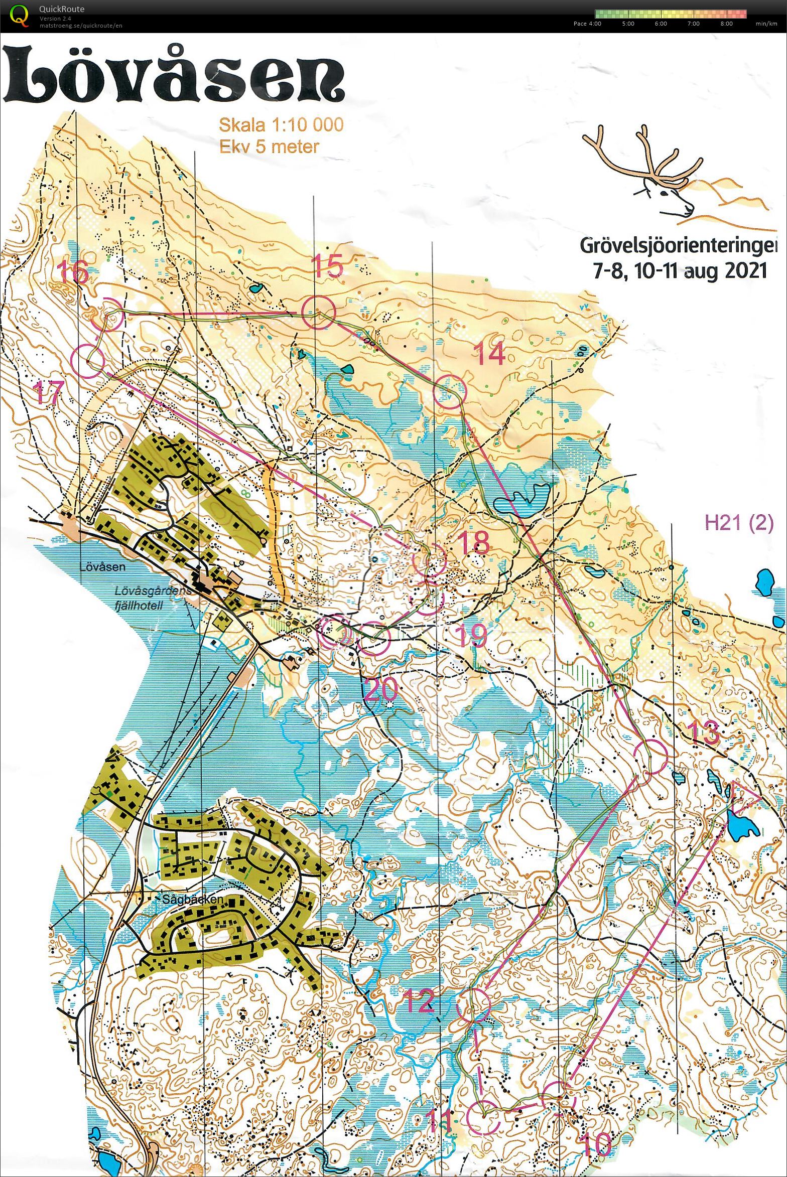 Grövelsjöorienteringen E3 Del 2 (10/08/2021)
