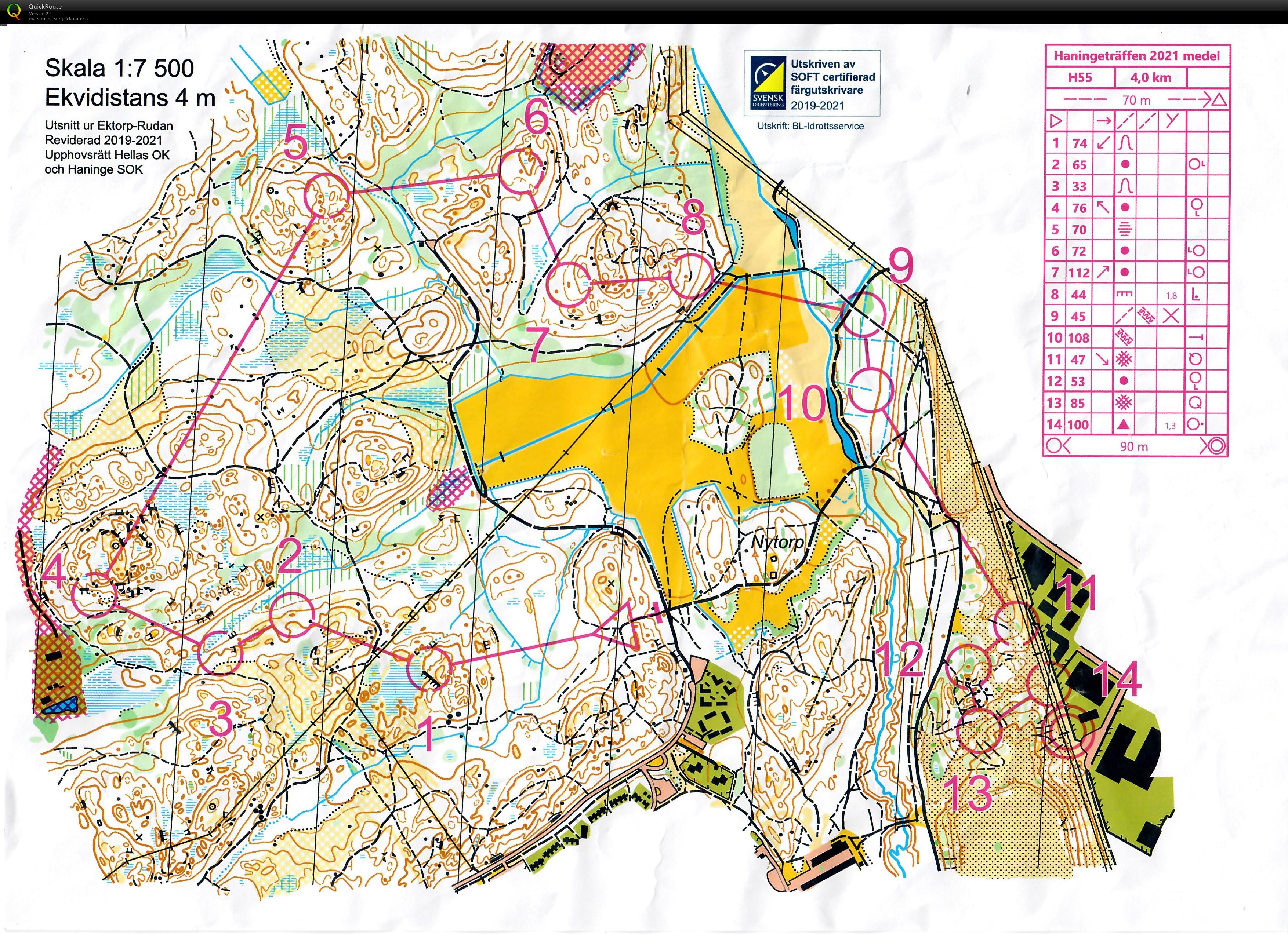 Haninge medel H55 (29/08/2021)