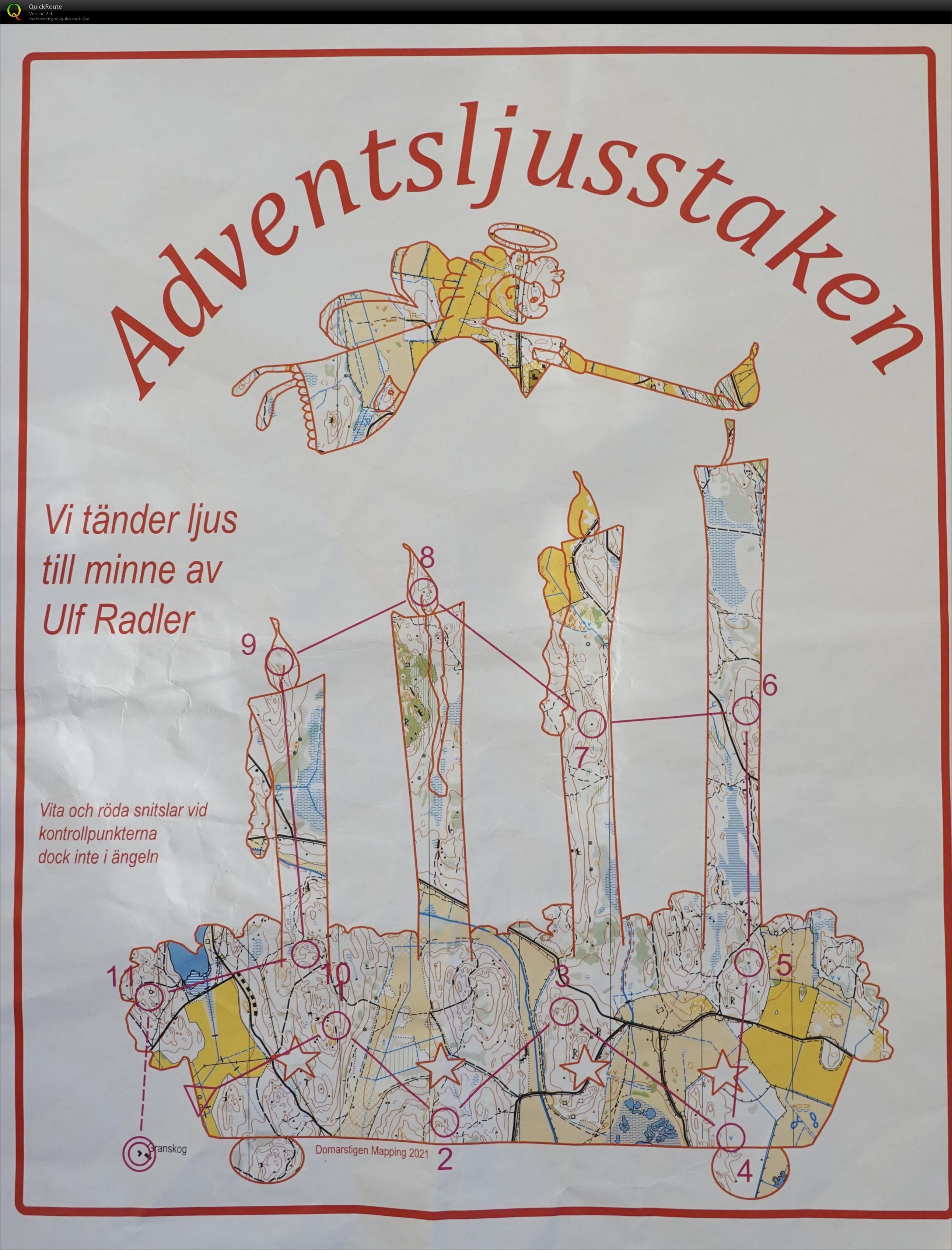 Adventsljusstaken (6 km) (19/12/2021)