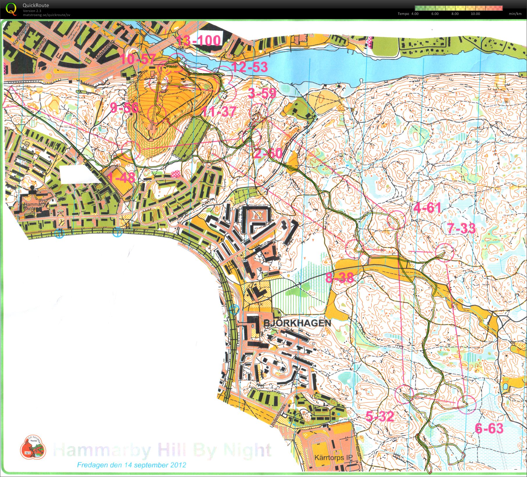 Hammarby Hill By Night (14/09/2012)