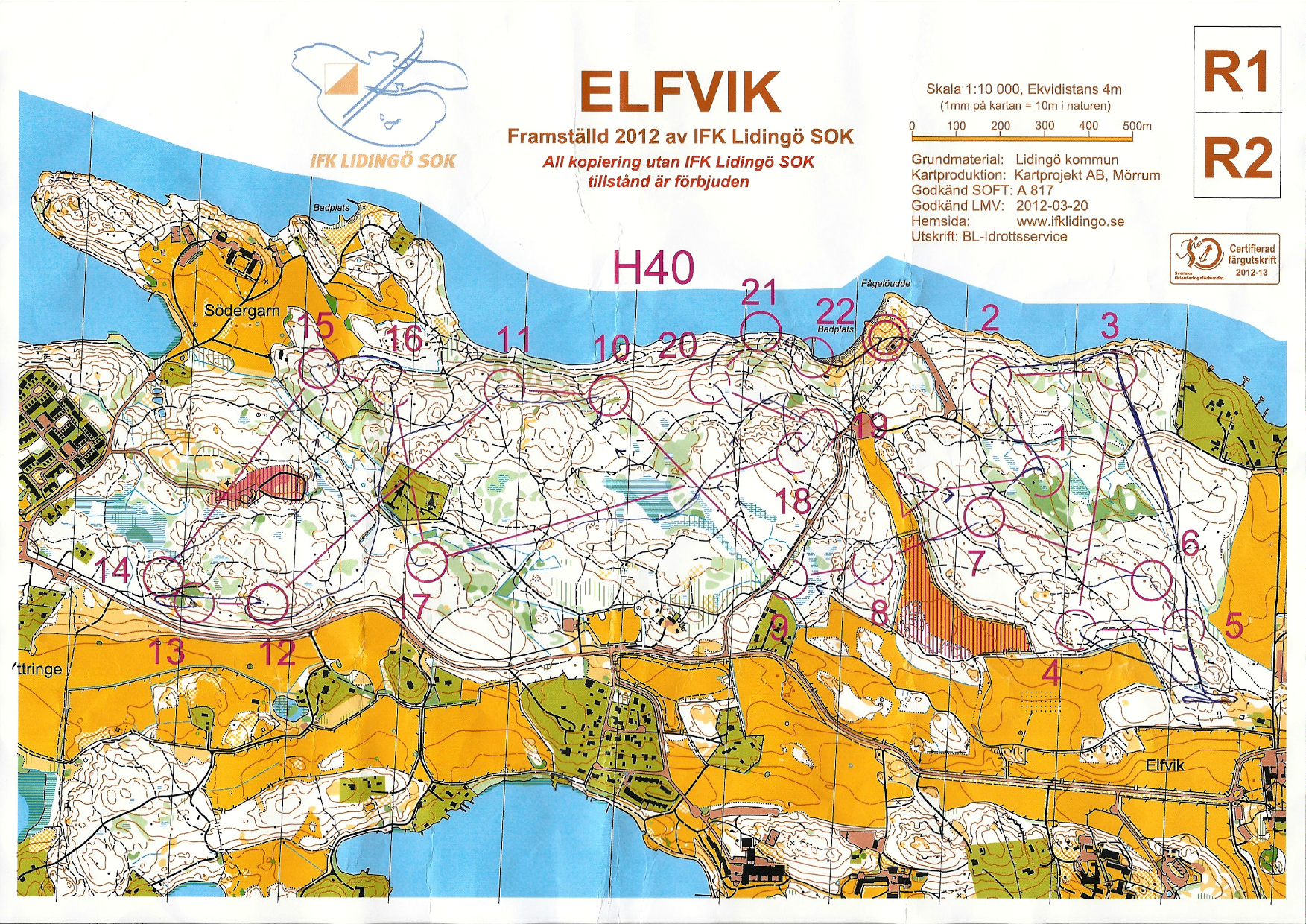 IFK Lidingö, långdistans (09/04/2012)