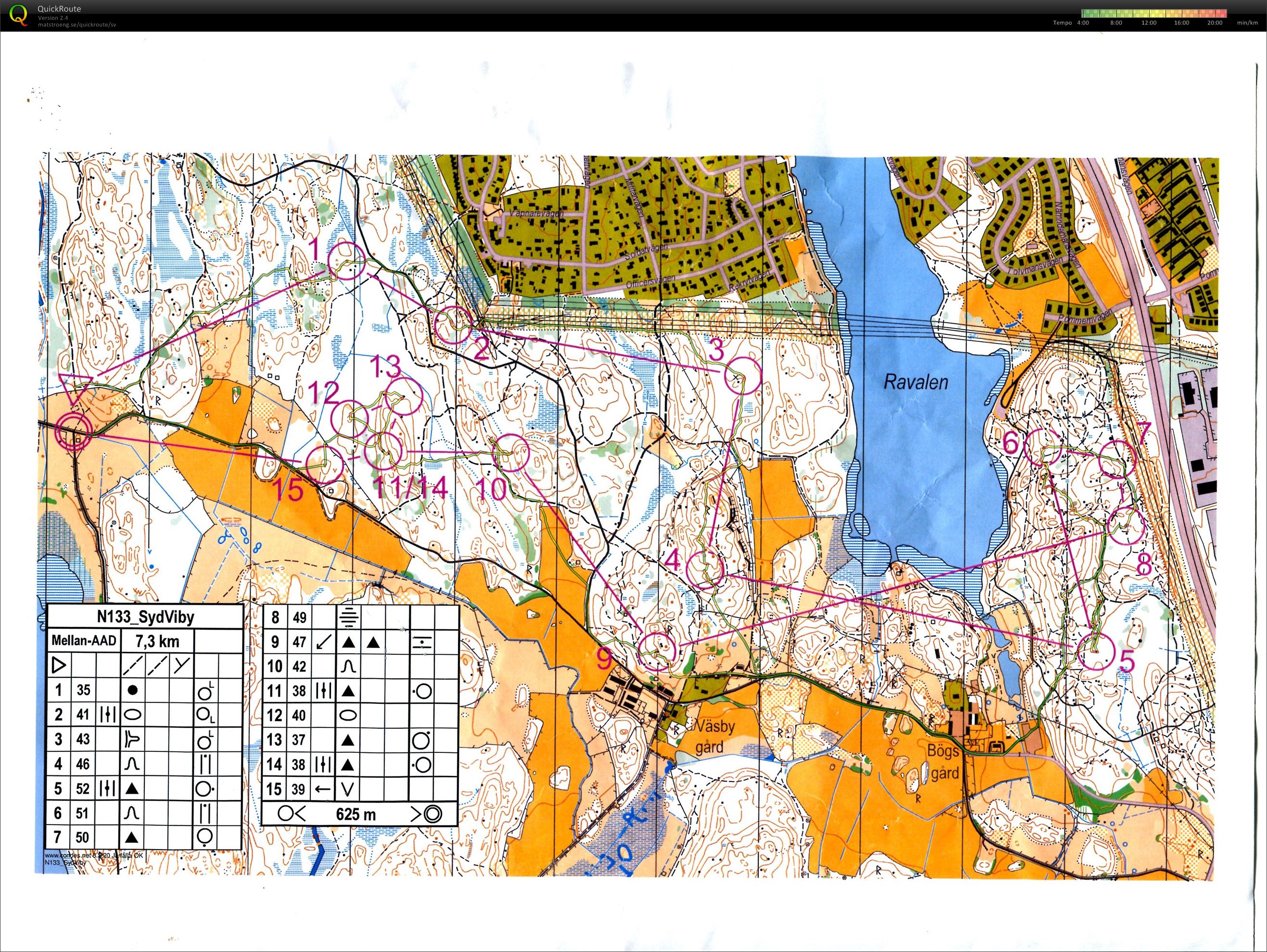 Nattbana (mellan 7.3 km) (26/03/2013)