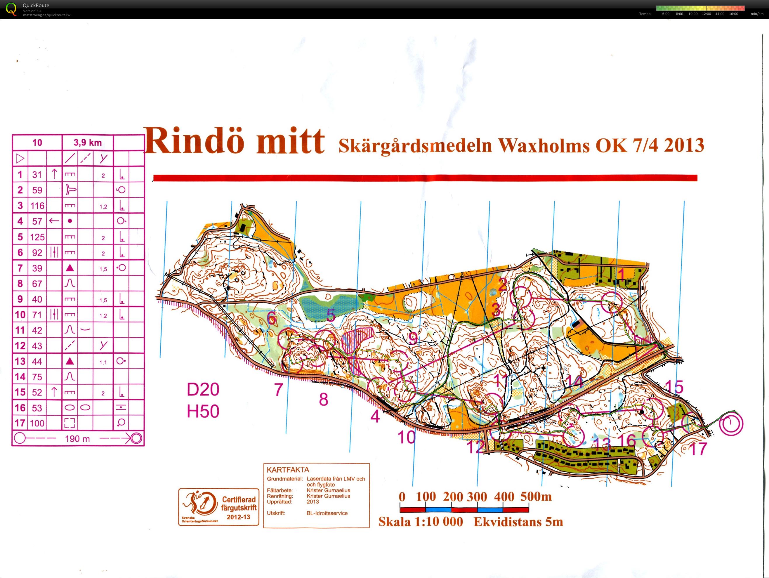 Skärgårdsmedeln H50 (07/04/2013)