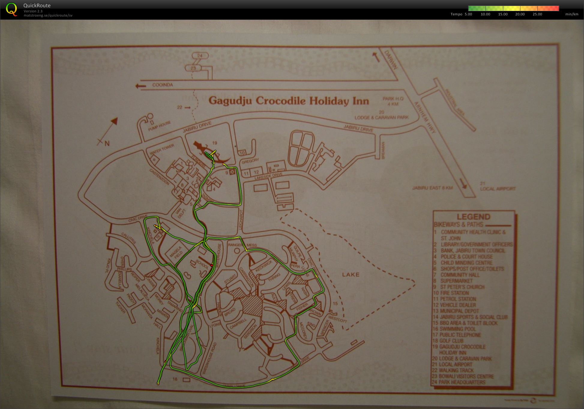 Distans + 3x4 min intervall (19/06/2013)