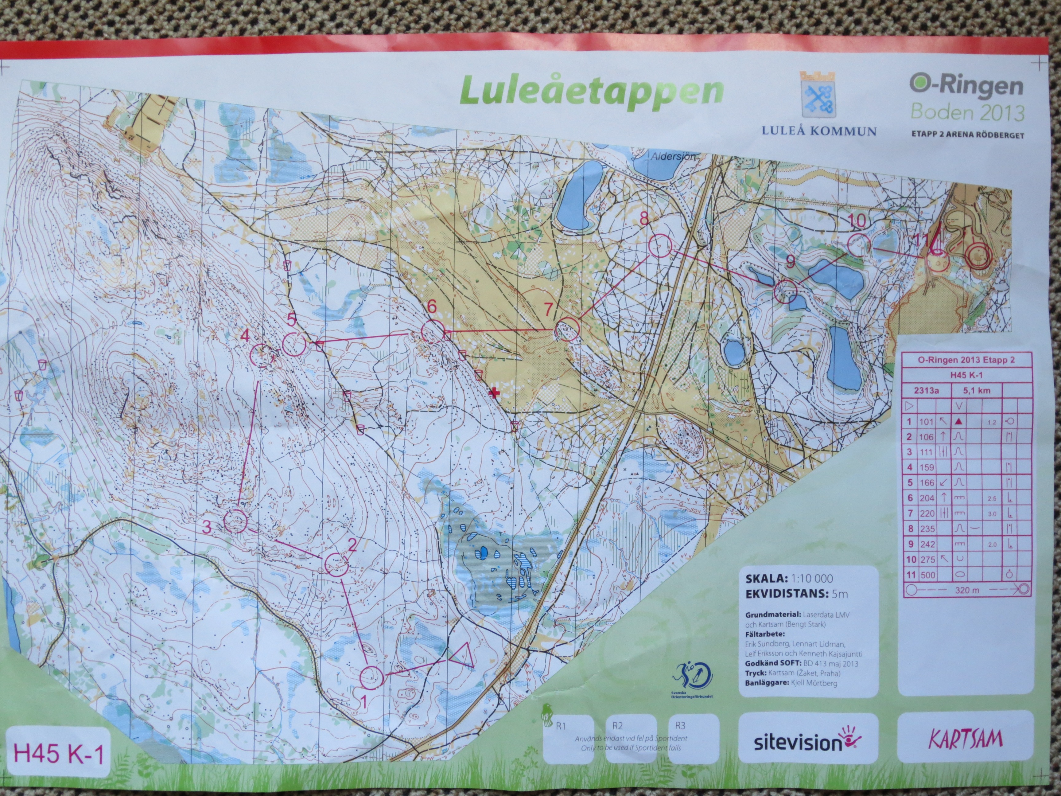 O-ringen Boden H45K Etapp 2 (22/07/2013)
