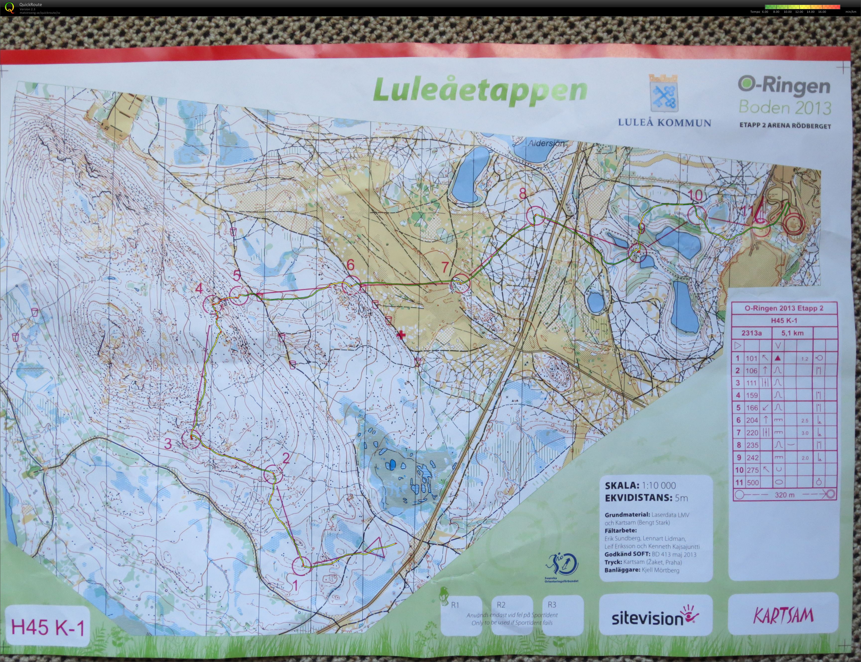 O-ringen Boden H45K Etapp 2 (22/07/2013)