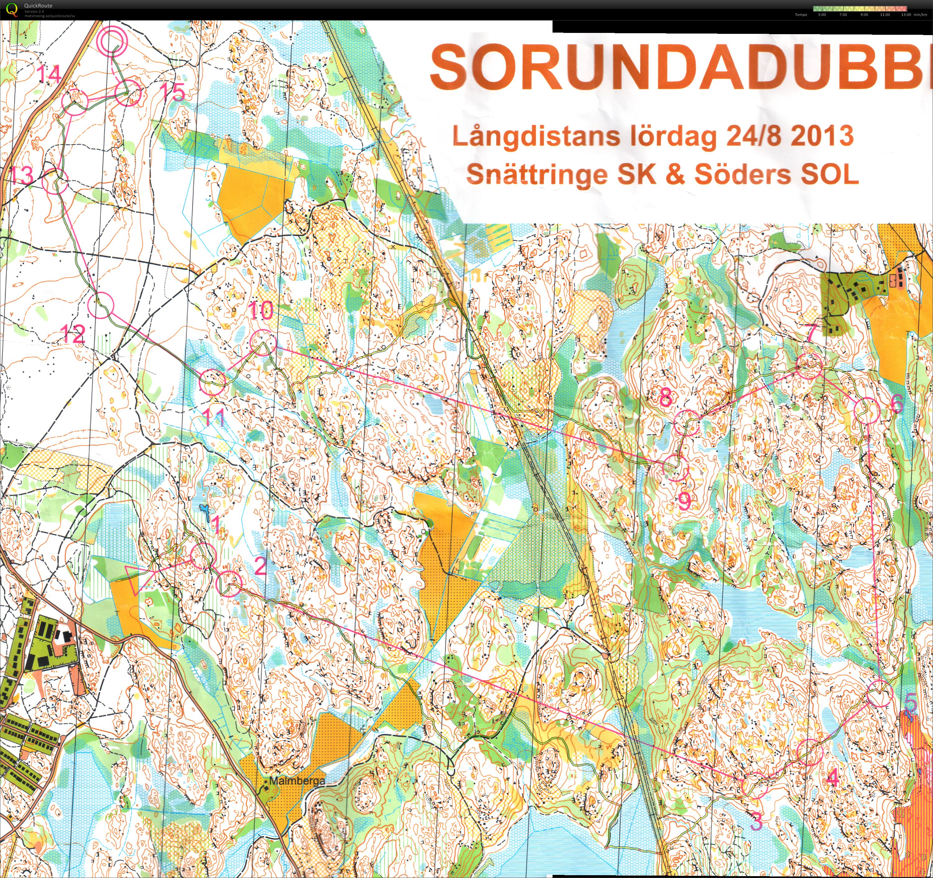 Sorundadubbeln lång (25/08/2013)