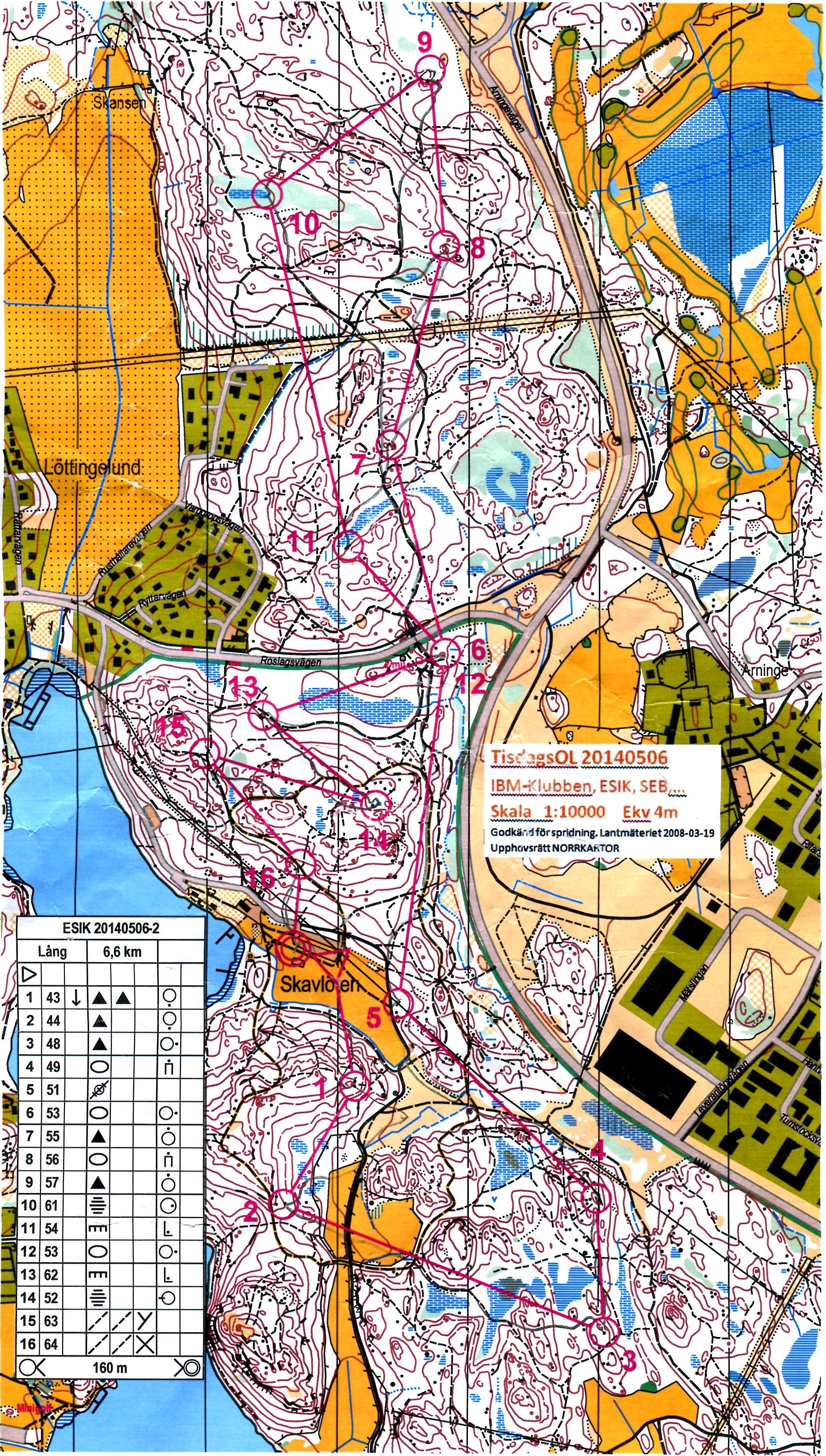 ESIK/IBM/SEB-träning (Lång bana)  (2014-05-06)