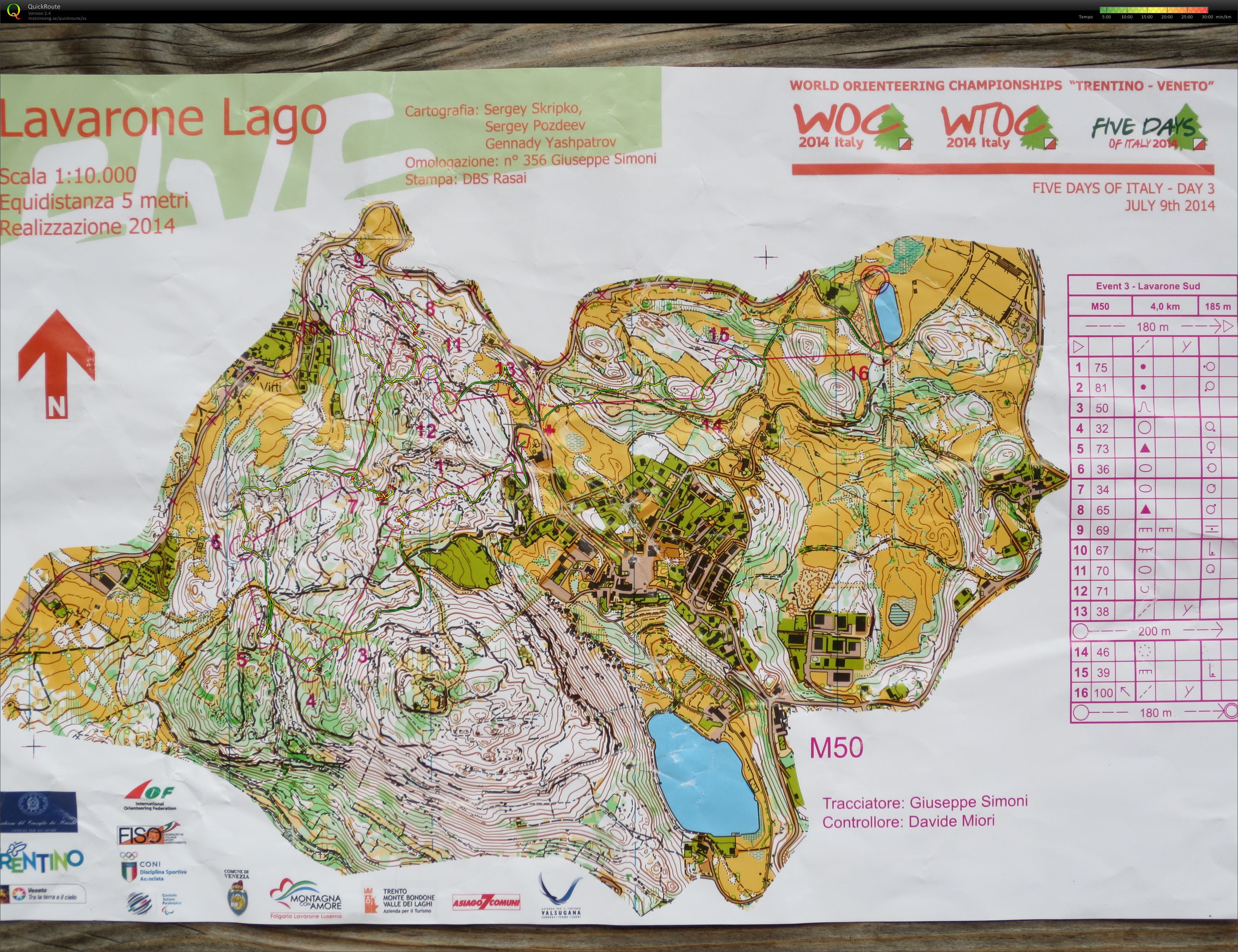 Five days of Italy E3 M50 (09/07/2014)