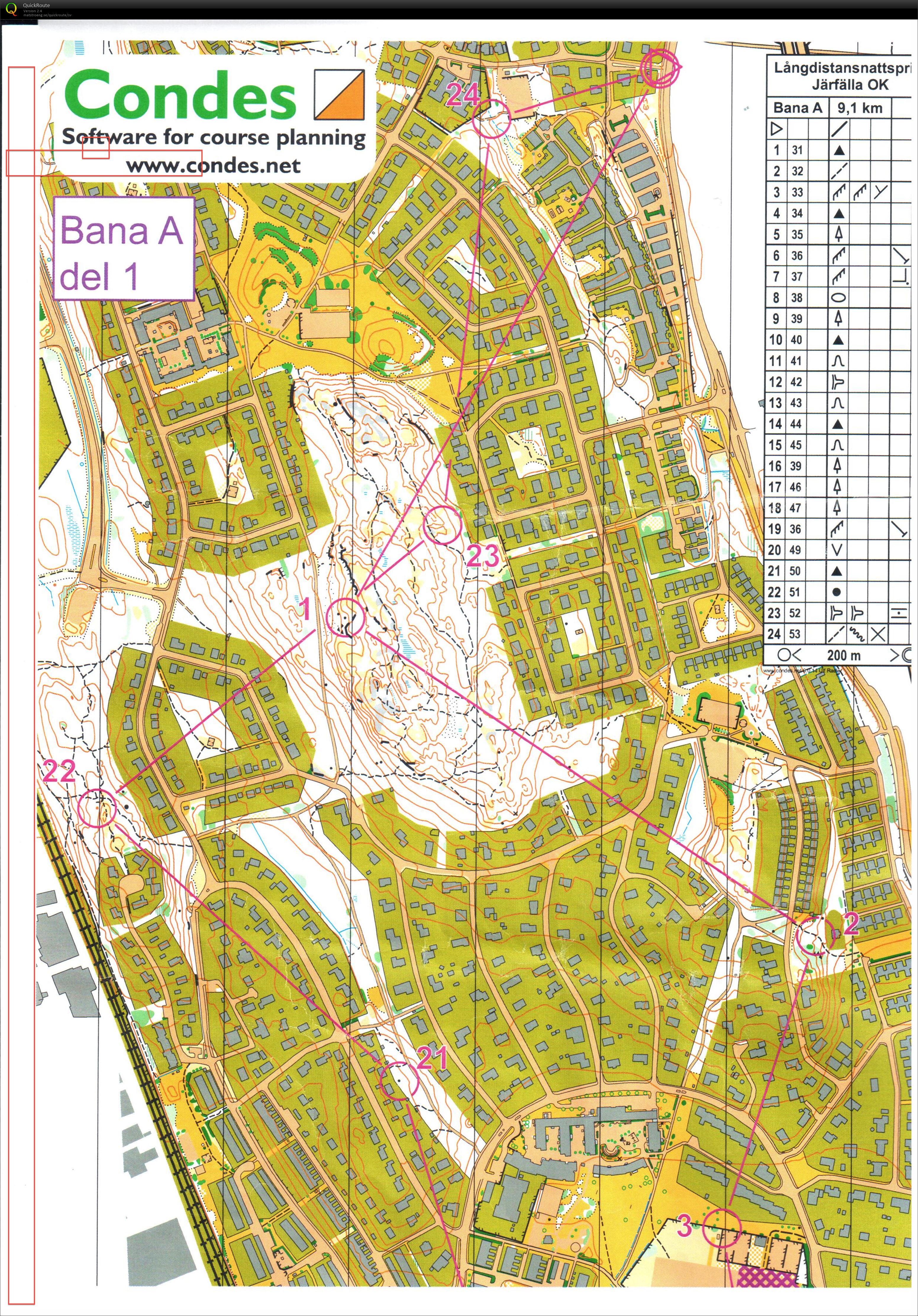 Långdistansnattsprint Del 1 (23/10/2014)