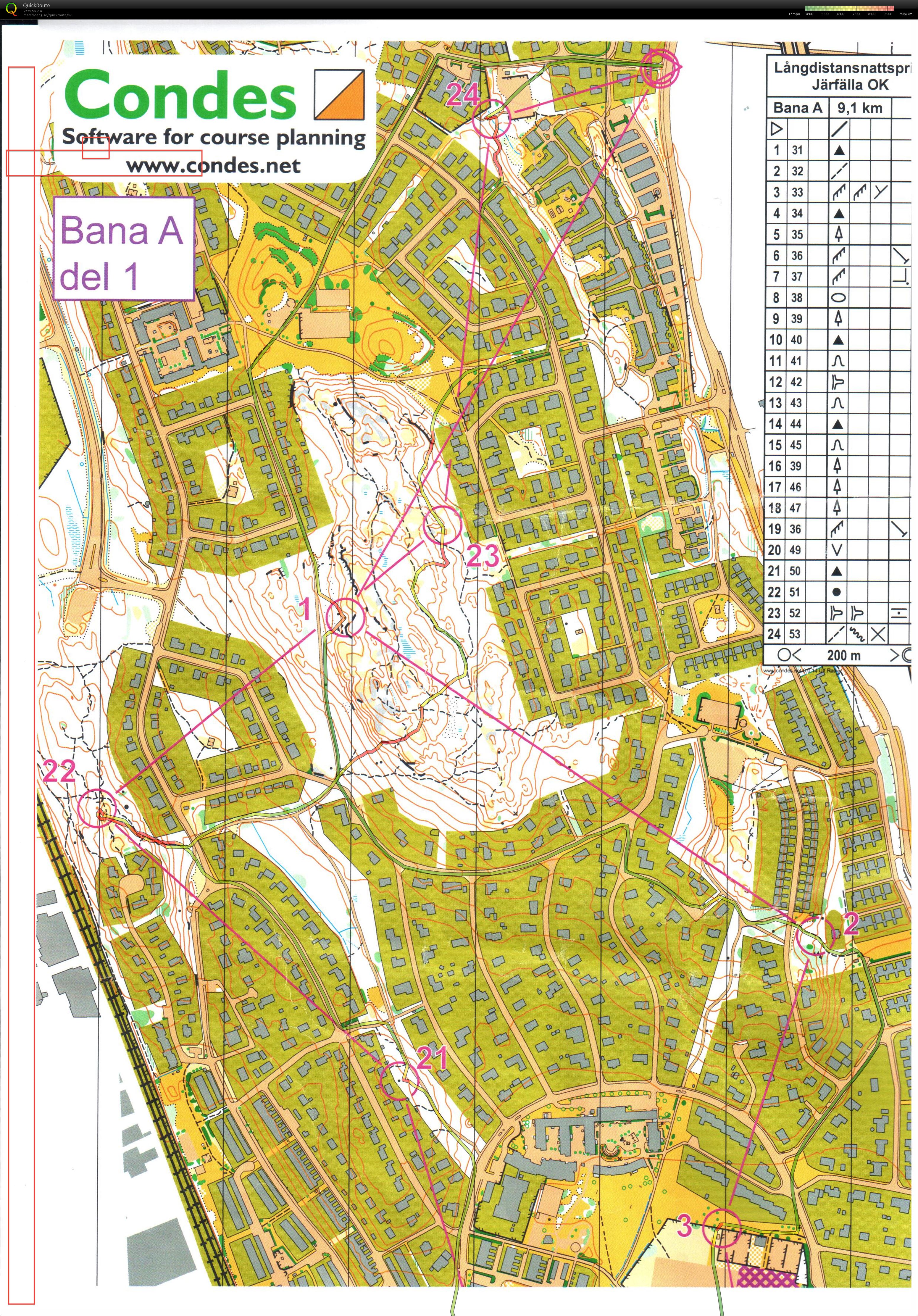 Långdistansnattsprint Del 1 (23/10/2014)