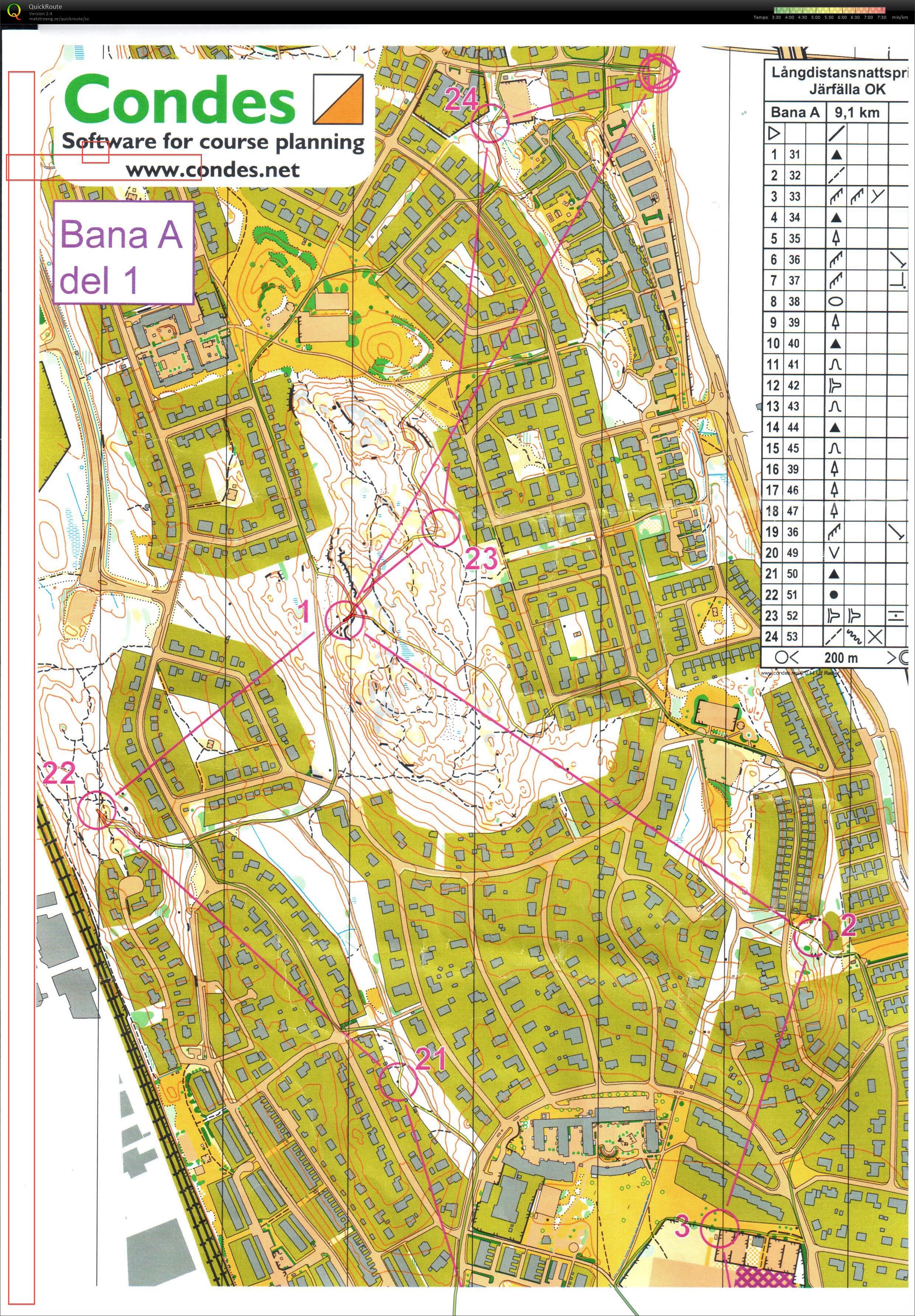 Långdistansnattsprint del1 (23/10/2014)