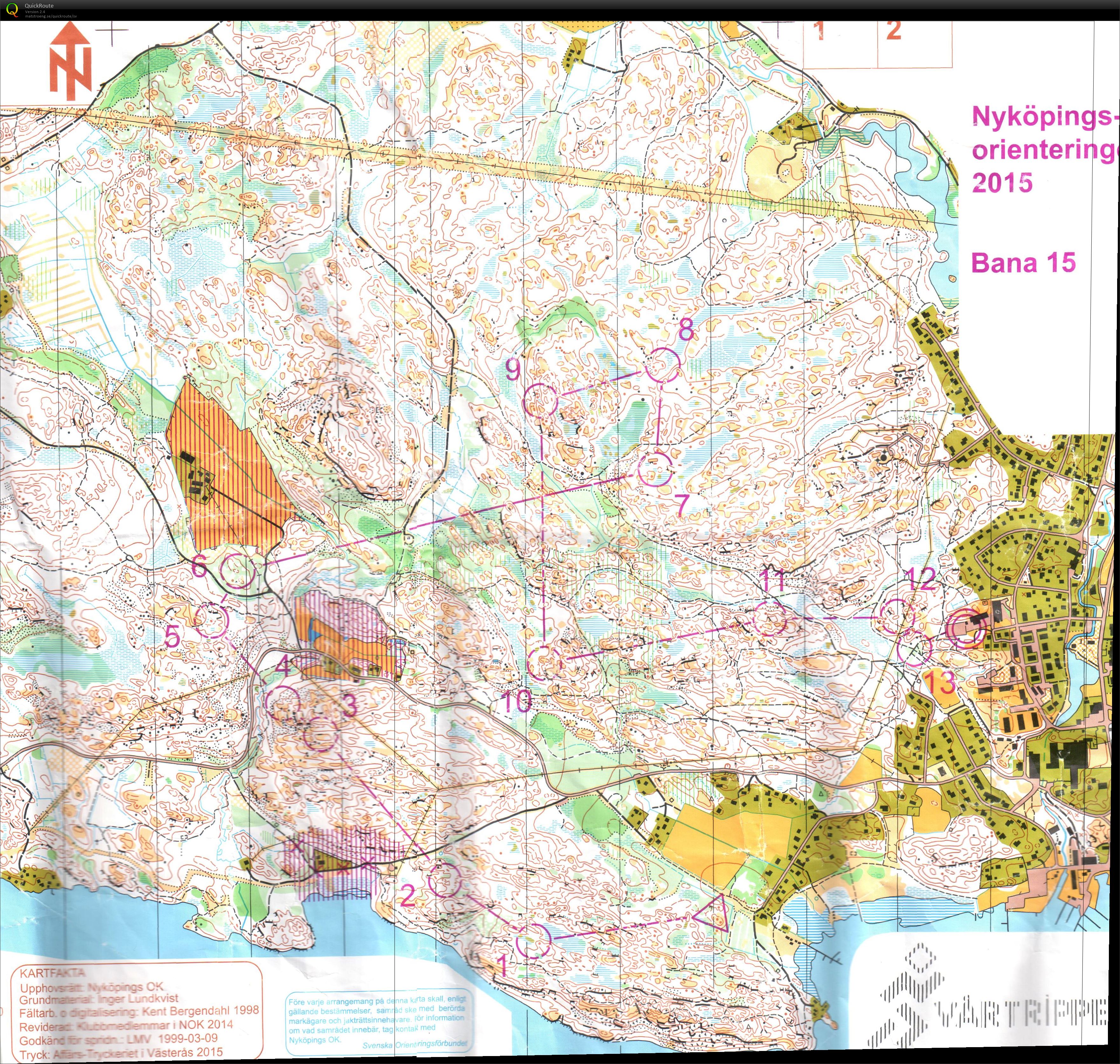 Nyköpingsorieteringen (28/03/2015)