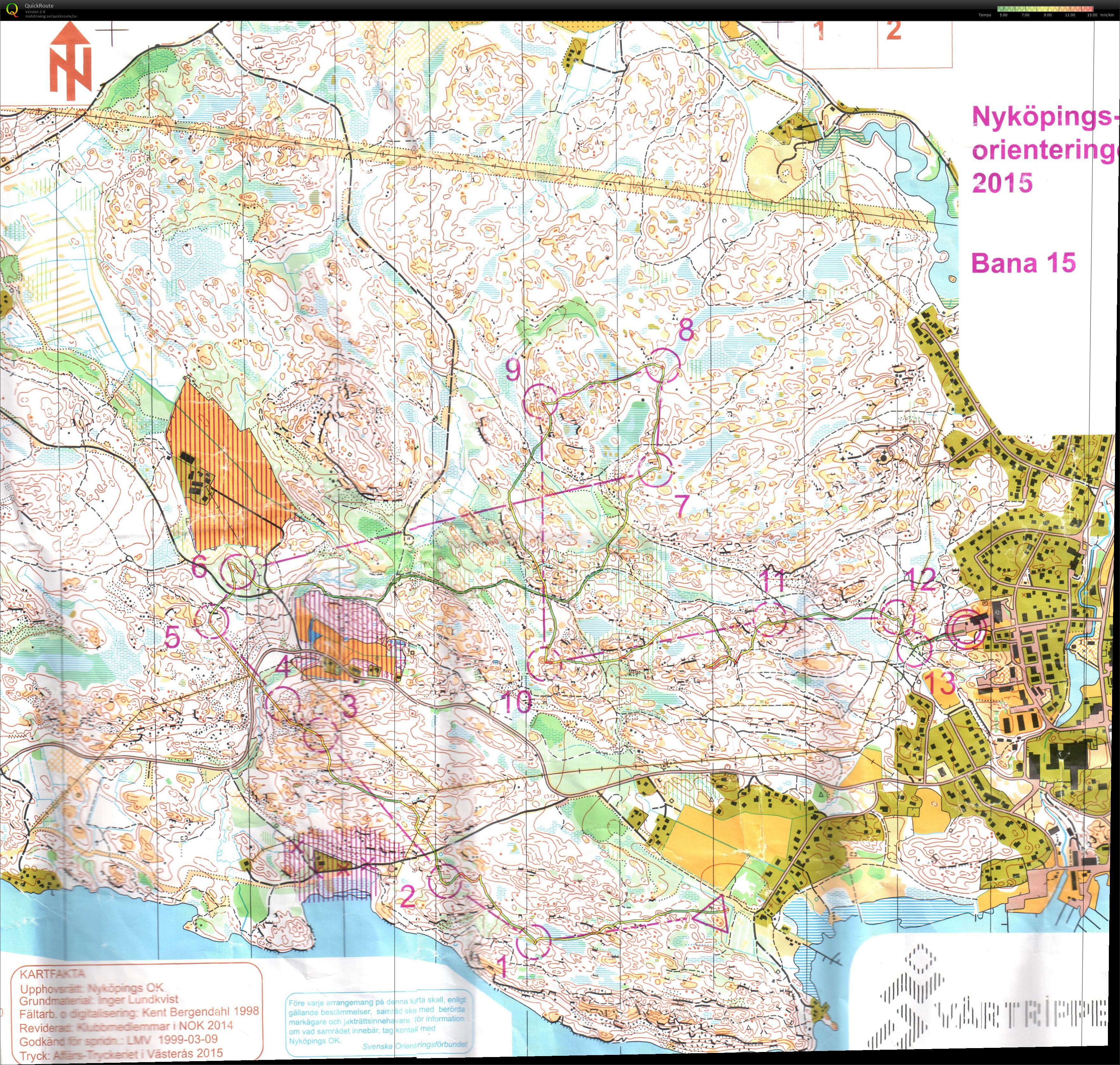 Nyköpingsorieteringen (28/03/2015)