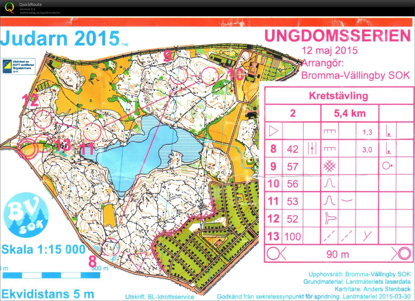 Ungdomsserien 1 Del 2 (12/05/2015)