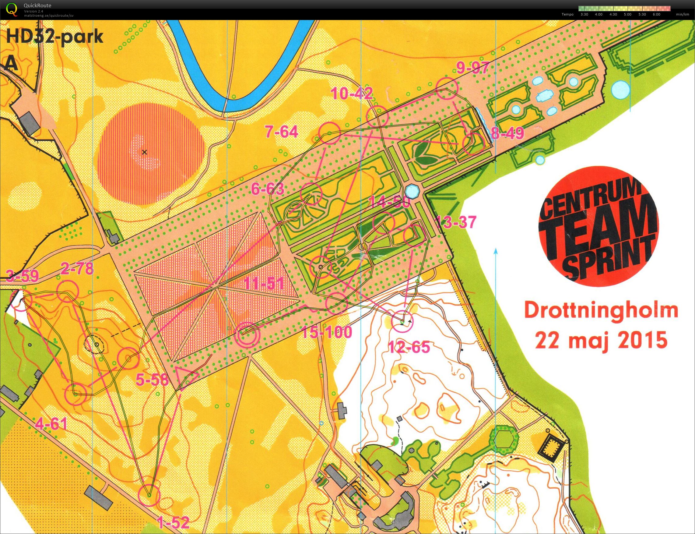 Centrum Teamsprint Sträcka 2 (22/05/2015)