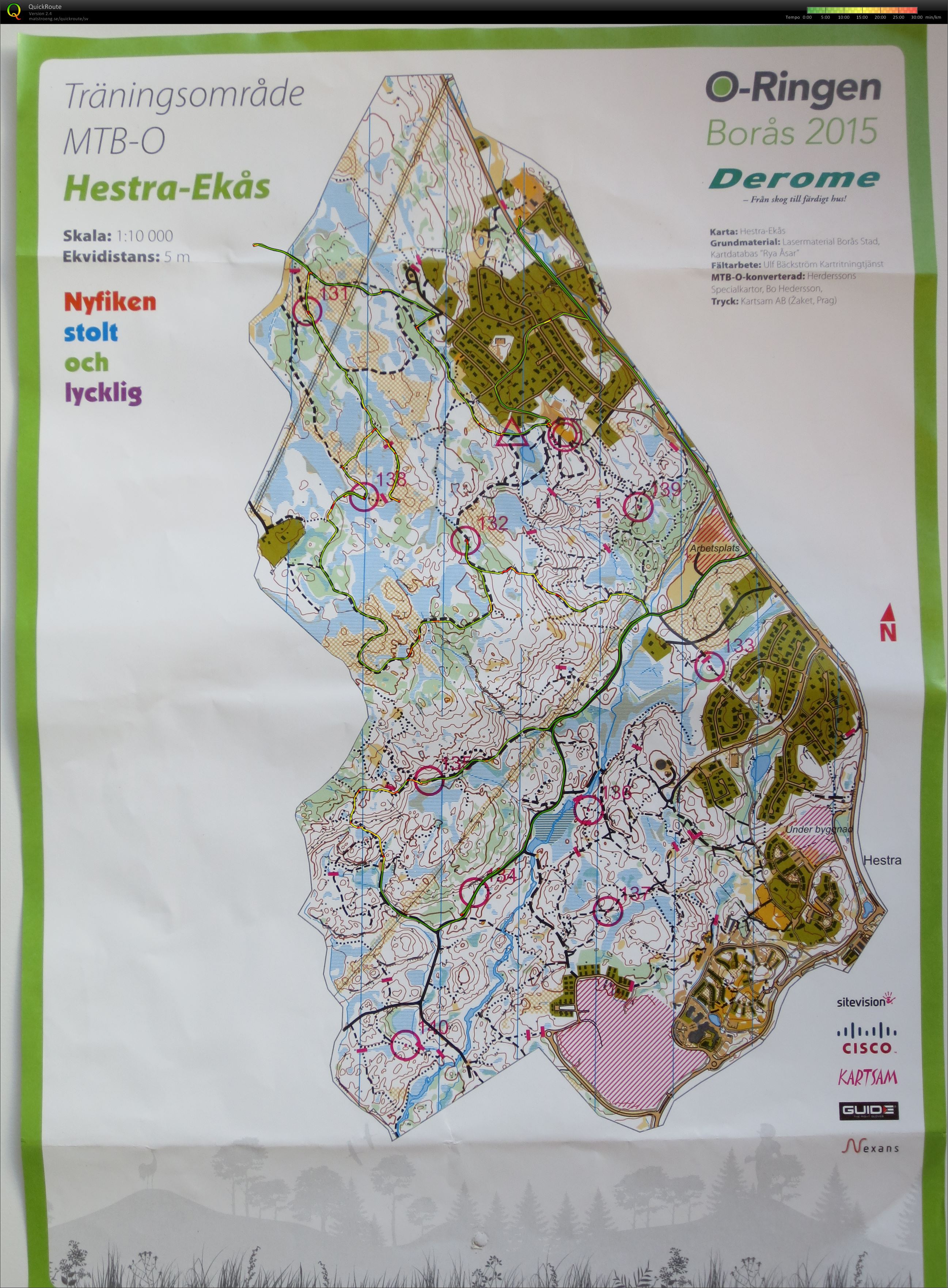 O-ringen MTB träningskarta (18/07/2015)