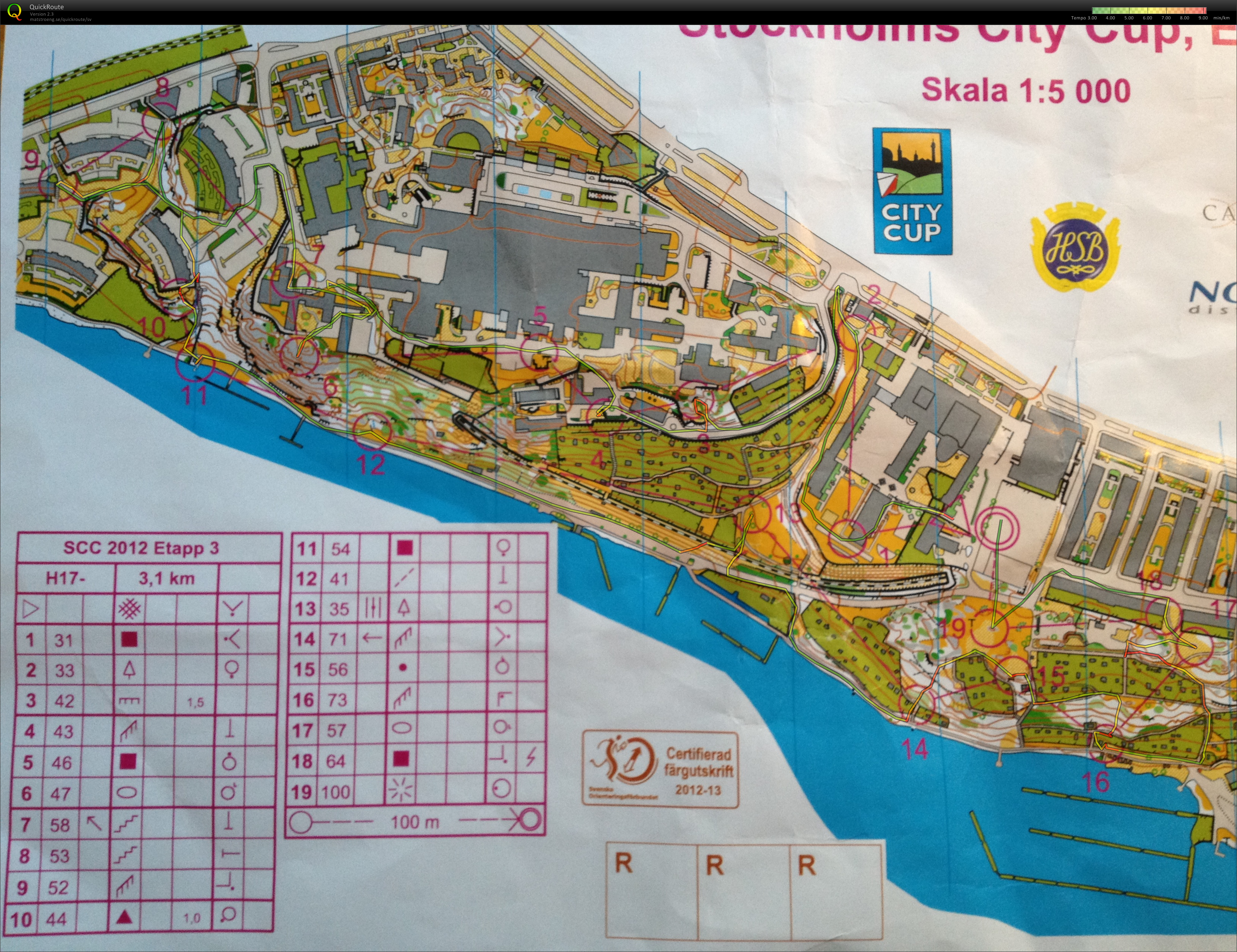 Stockholm City Cup etapp 3 (13/06/2012)