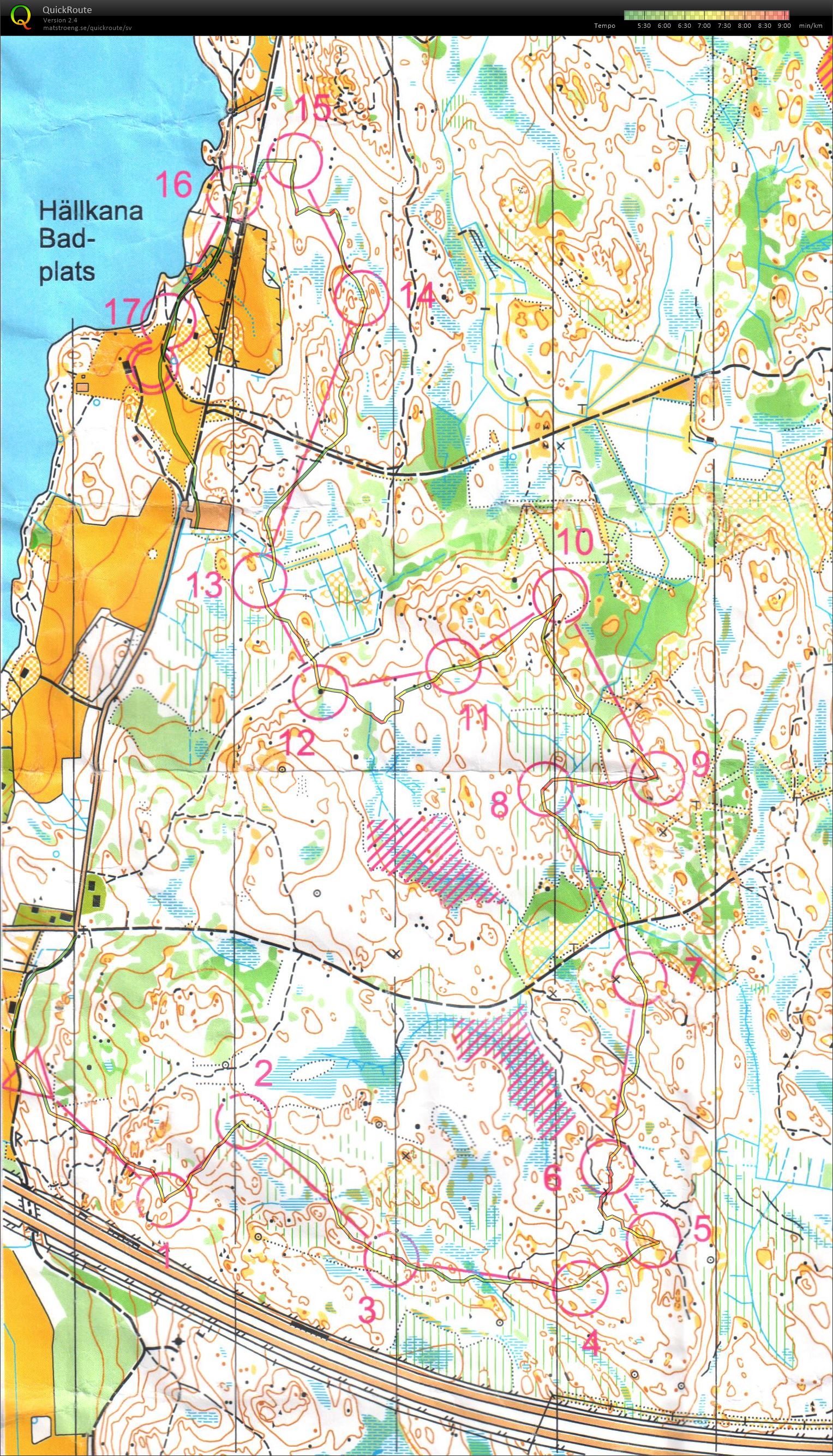Medeldistans Hällkana (07/09/2015)