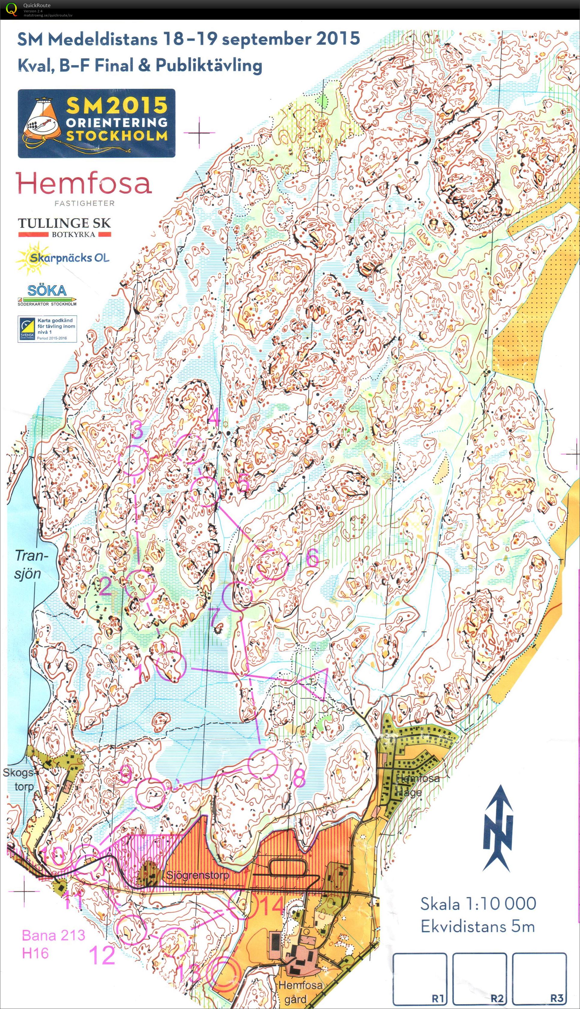 SM Medeldistans Publiktävling (19/09/2015)