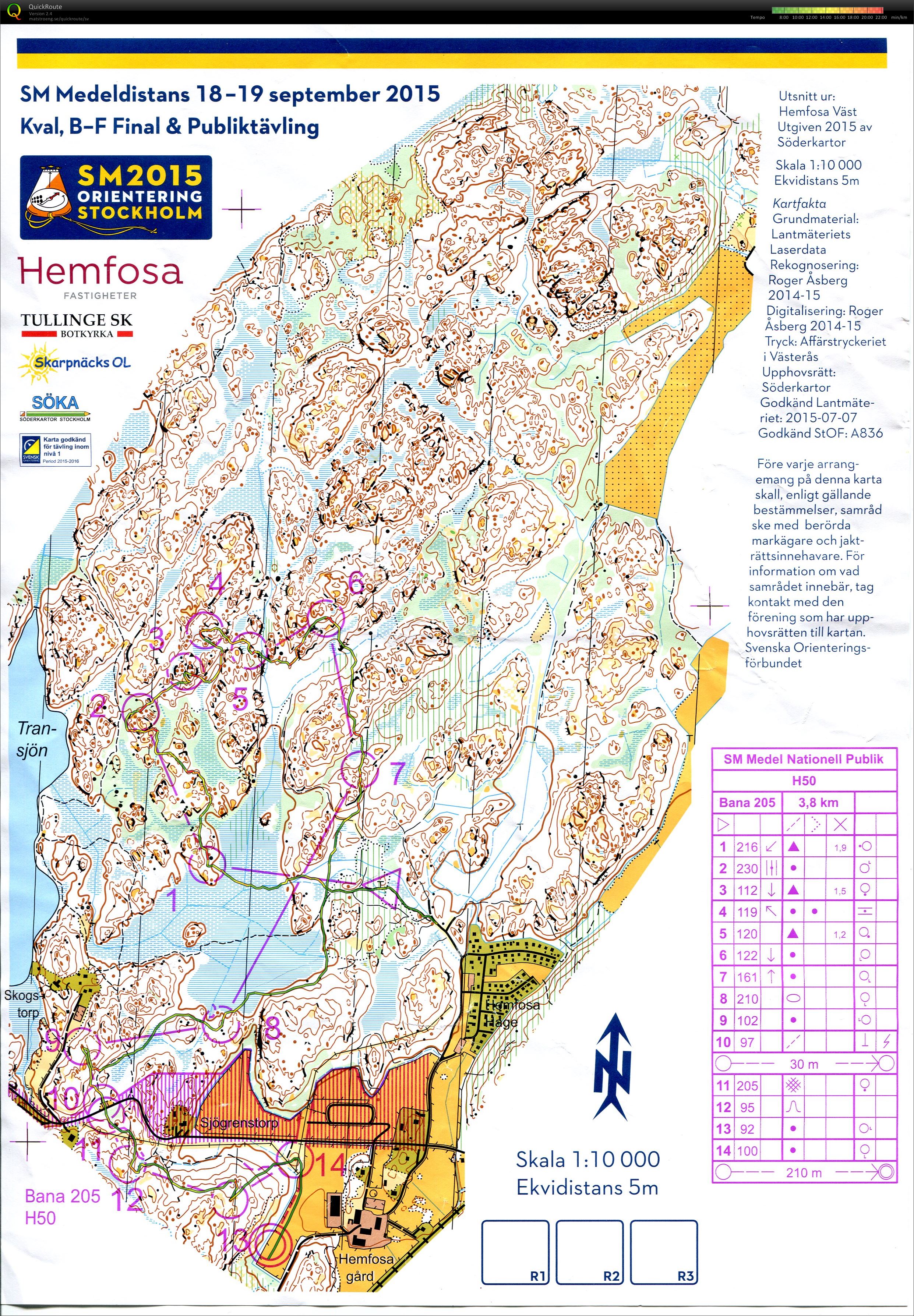 SM Medeldistans publiktävling (20/09/2015)