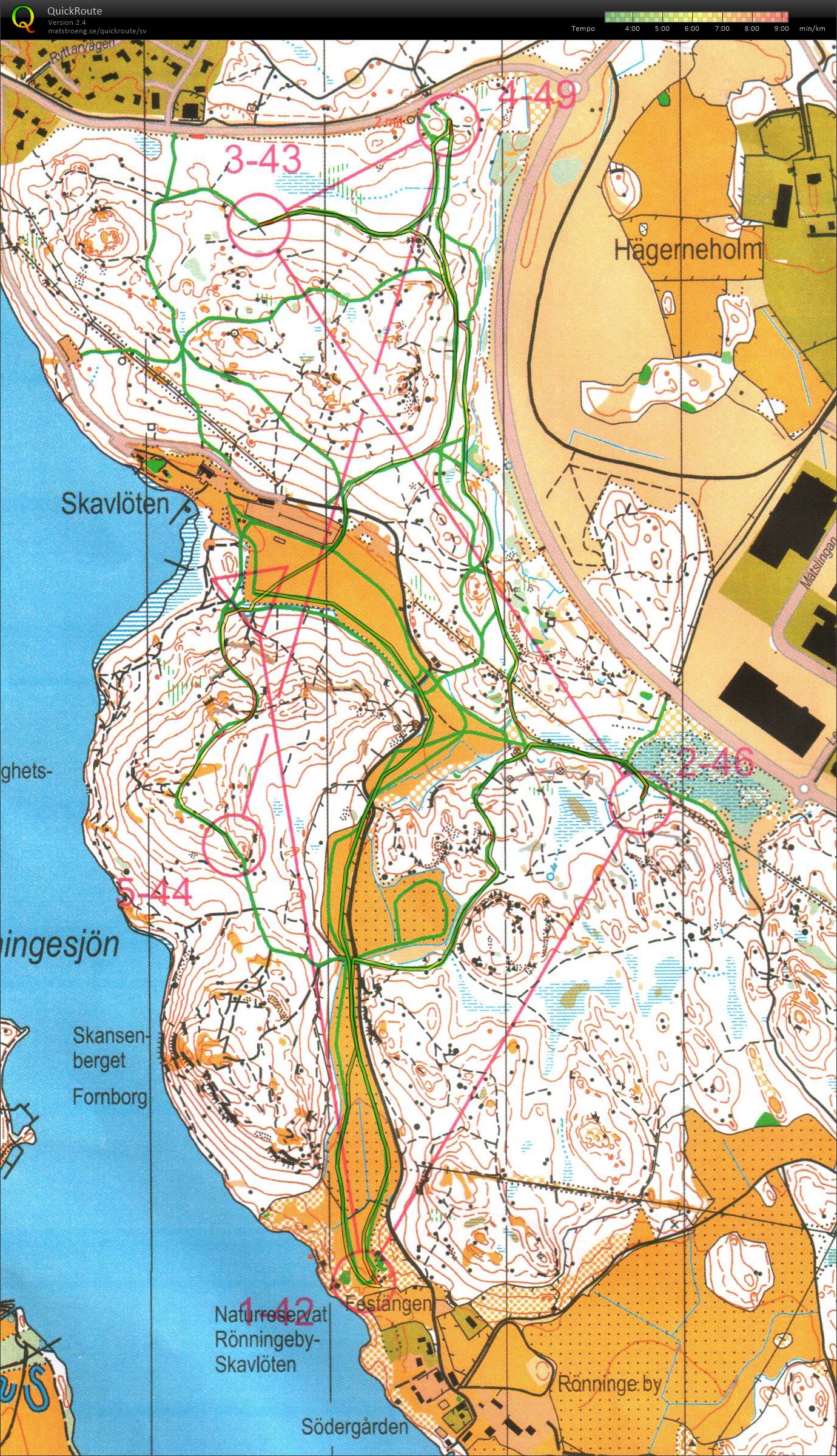 Täby SkidO Del 1 (24/01/2016)