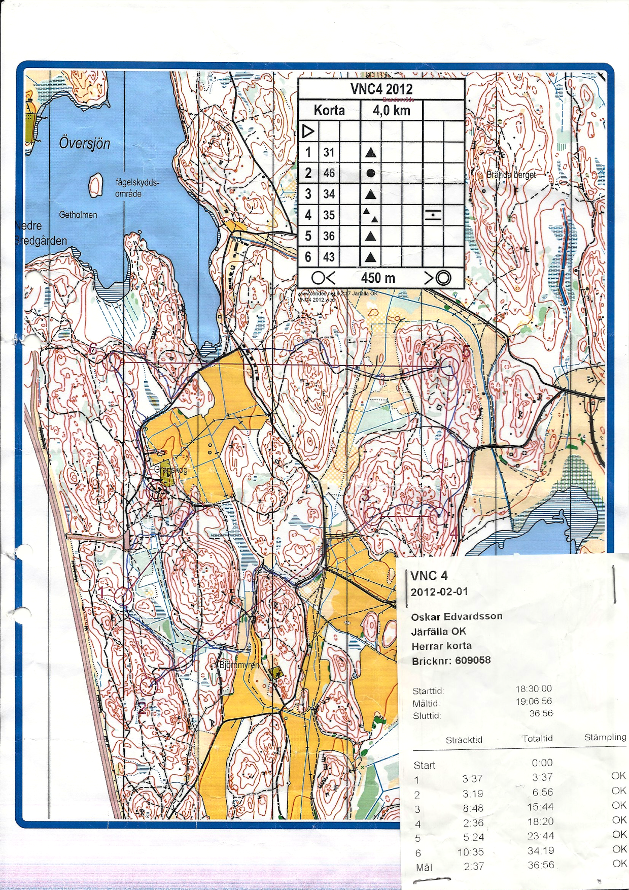 Vinternattcup E4 (01/02/2012)