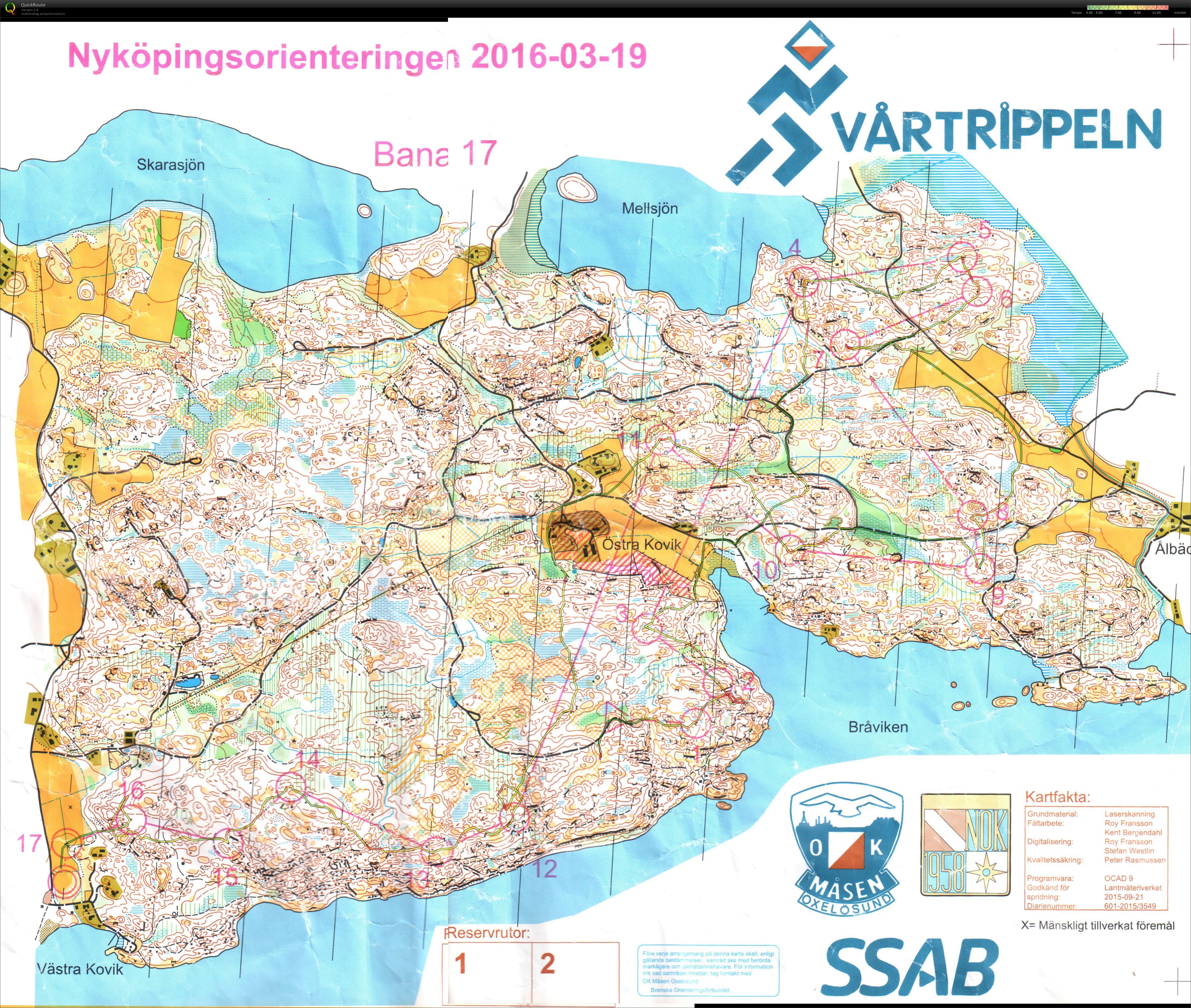 Nyköpingsorienteringen (19/03/2016)