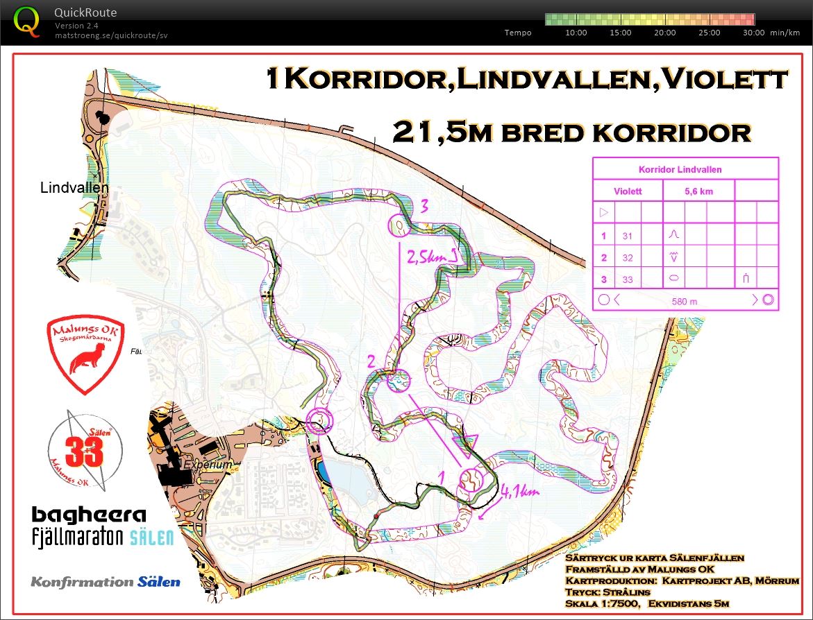 Rikslägret pass 1 Korridor Lindvallen (27/06/2016)