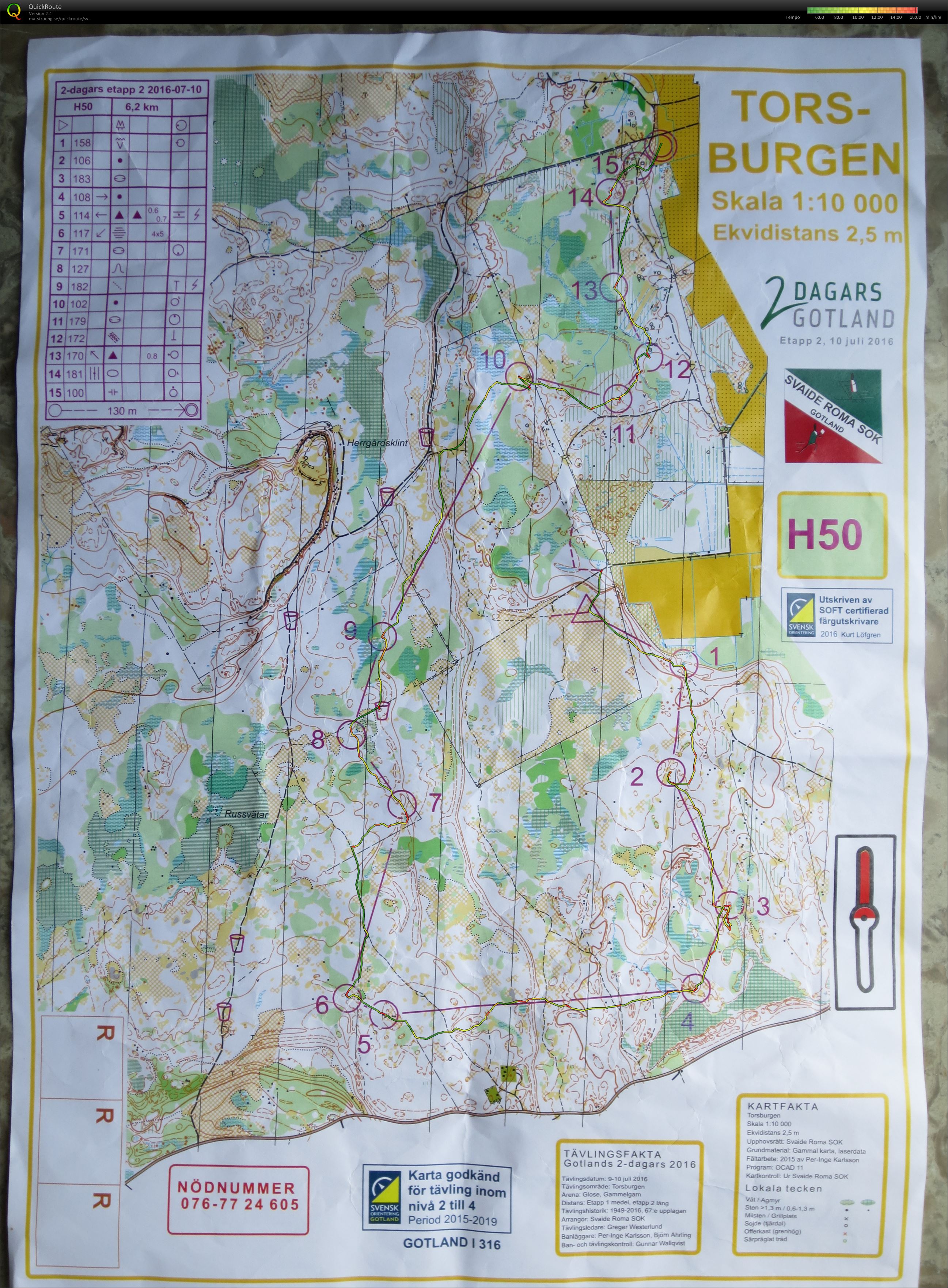 Gotland 2-dagars E2 H50 (10/07/2016)