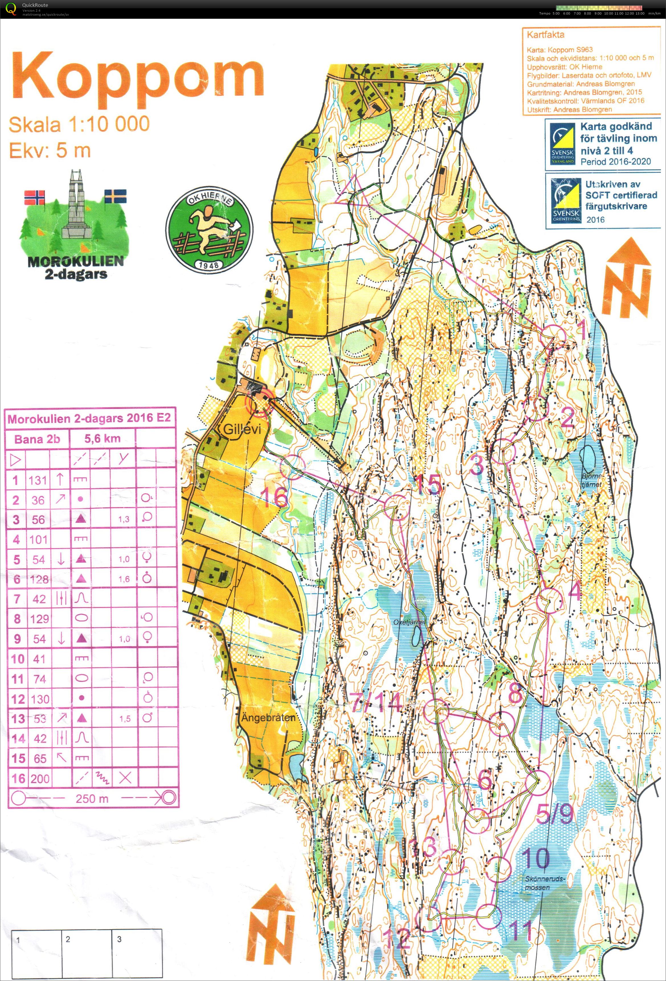 Morokulien 2-Dagars E2 (22/07/2016)