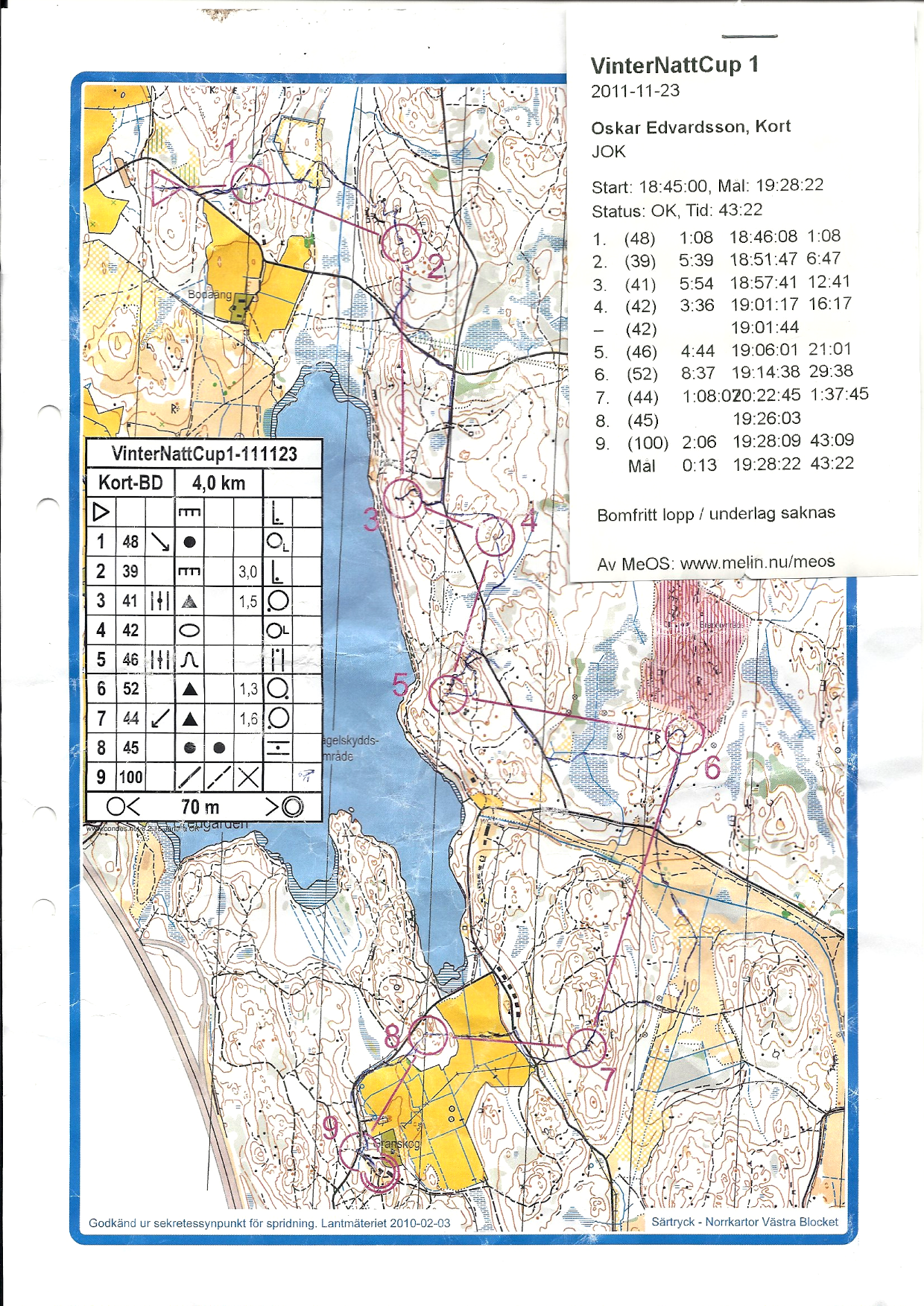 Vinternattcup E1 (23/11/2011)