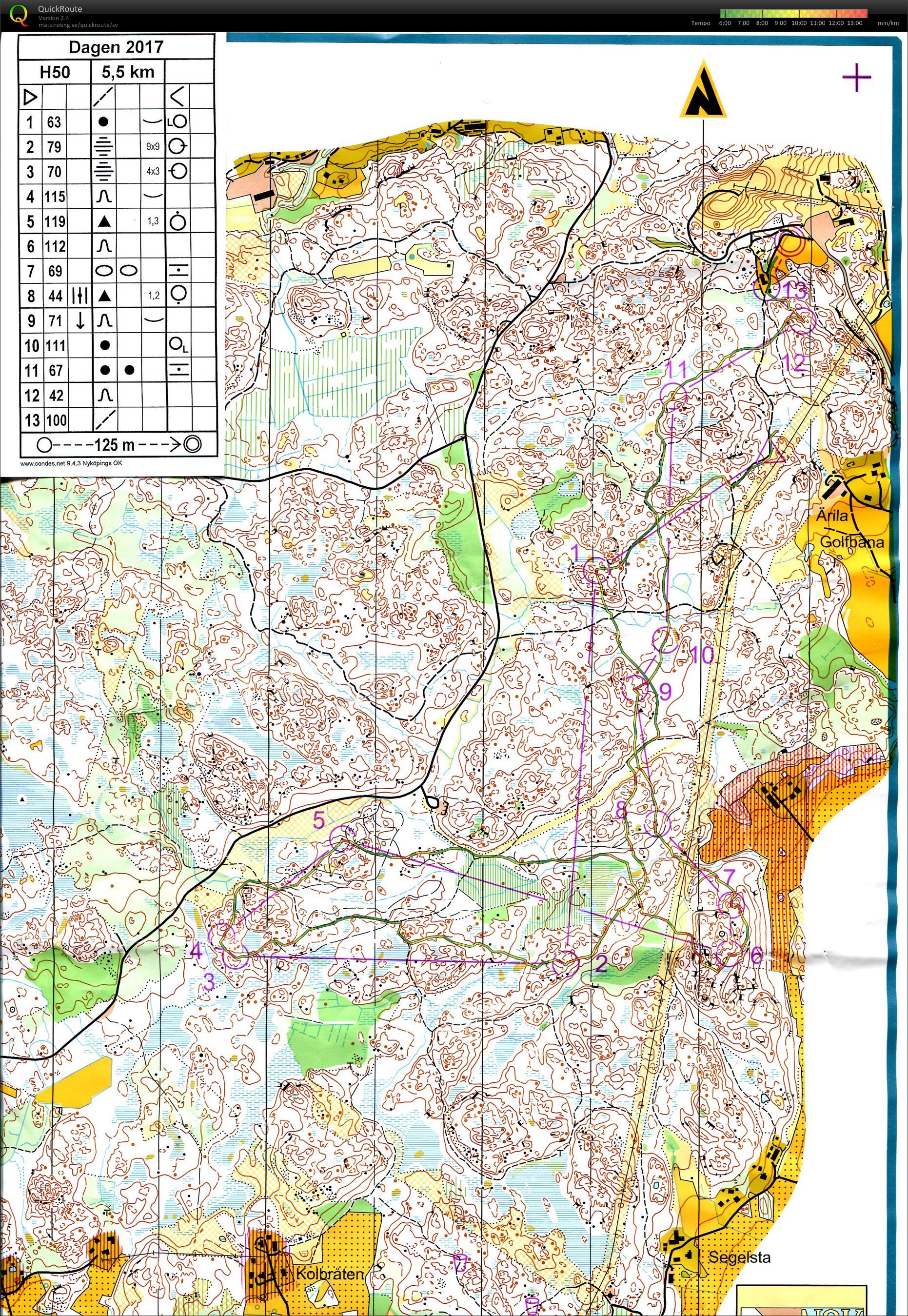 Nyköpingsorienteringen H50 (25/03/2017)