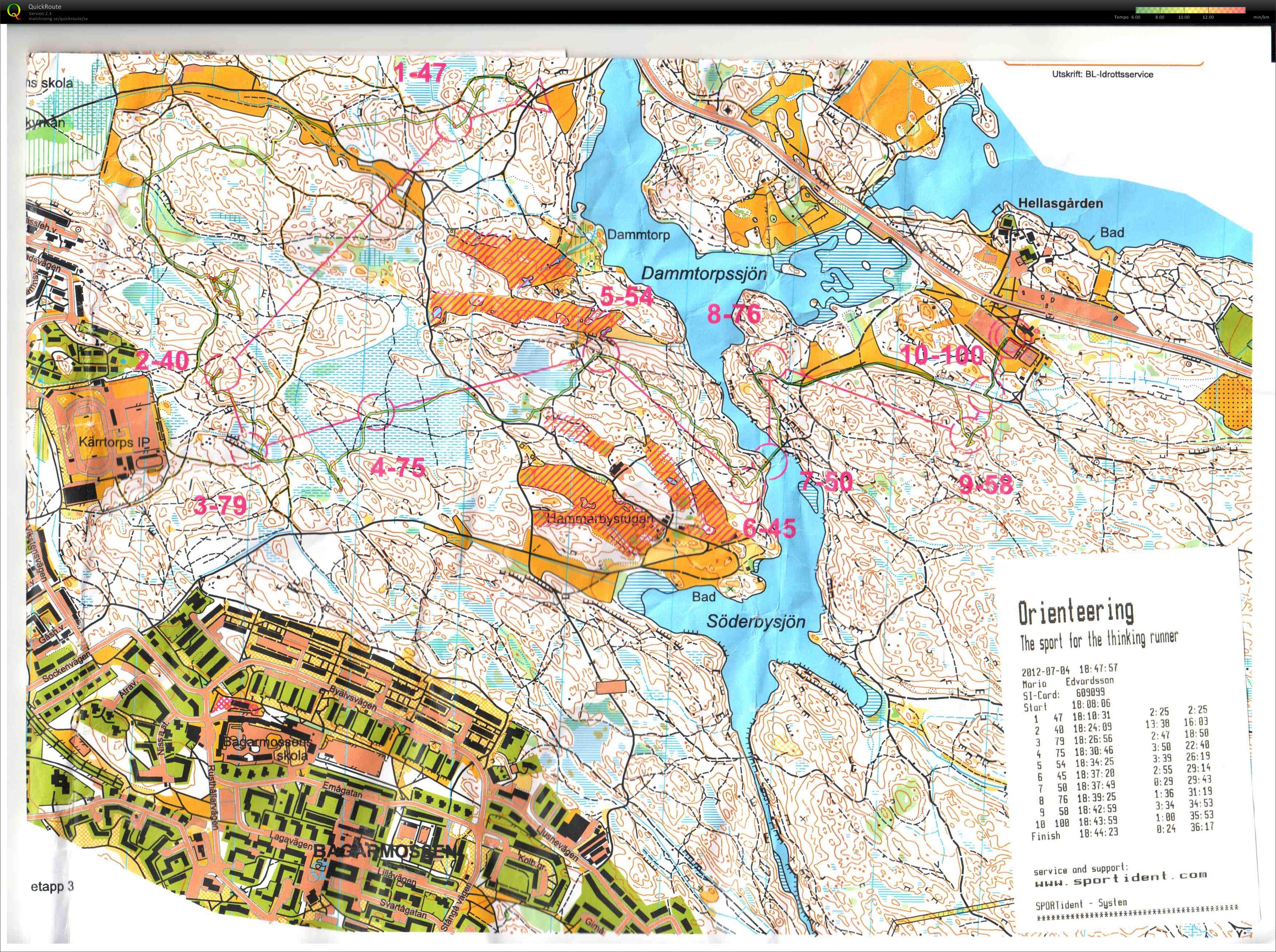 Trekvällars etapp 3 (04/07/2012)